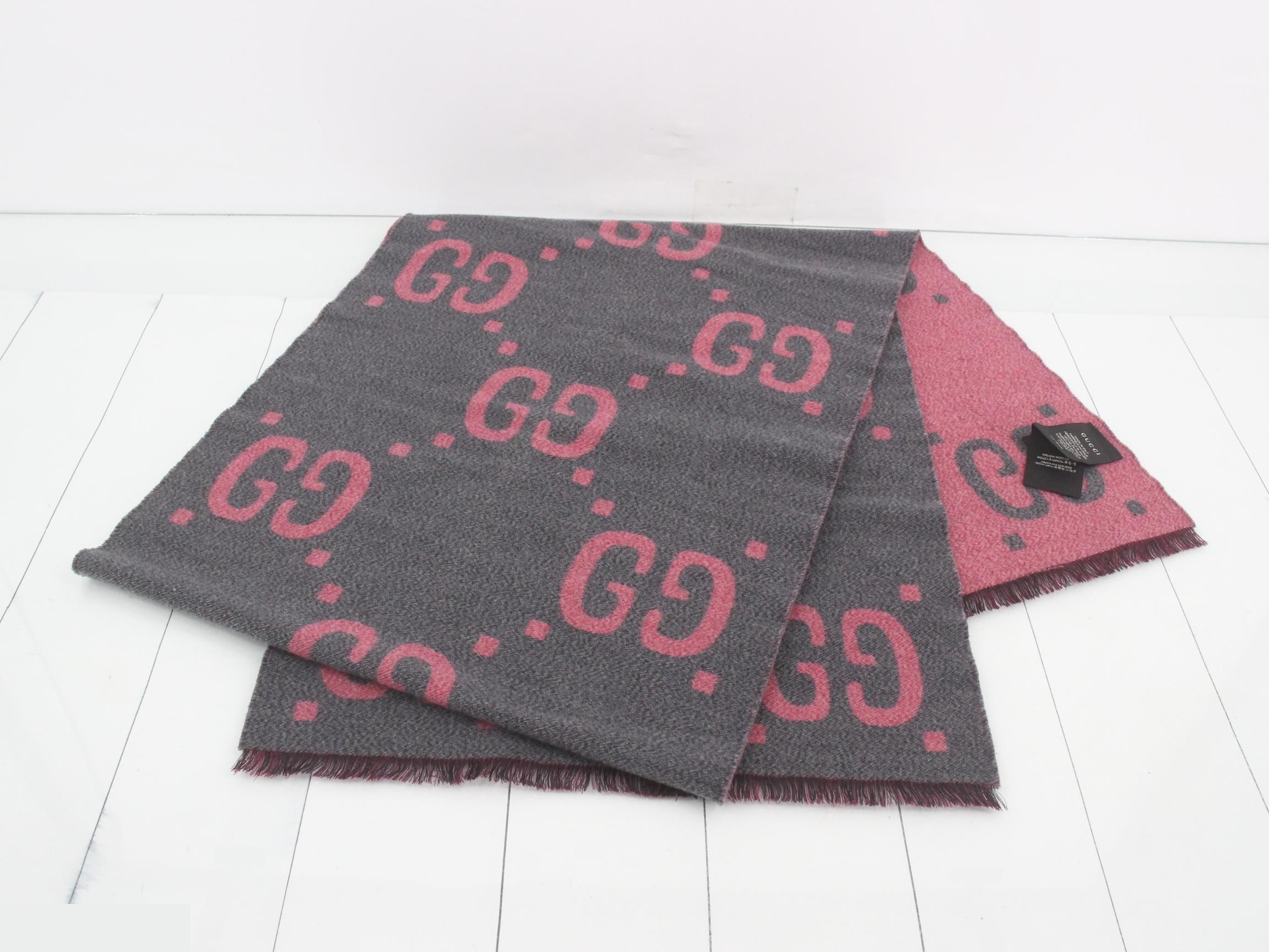 GG Jacquard Scarf (GG pattern) — view 3