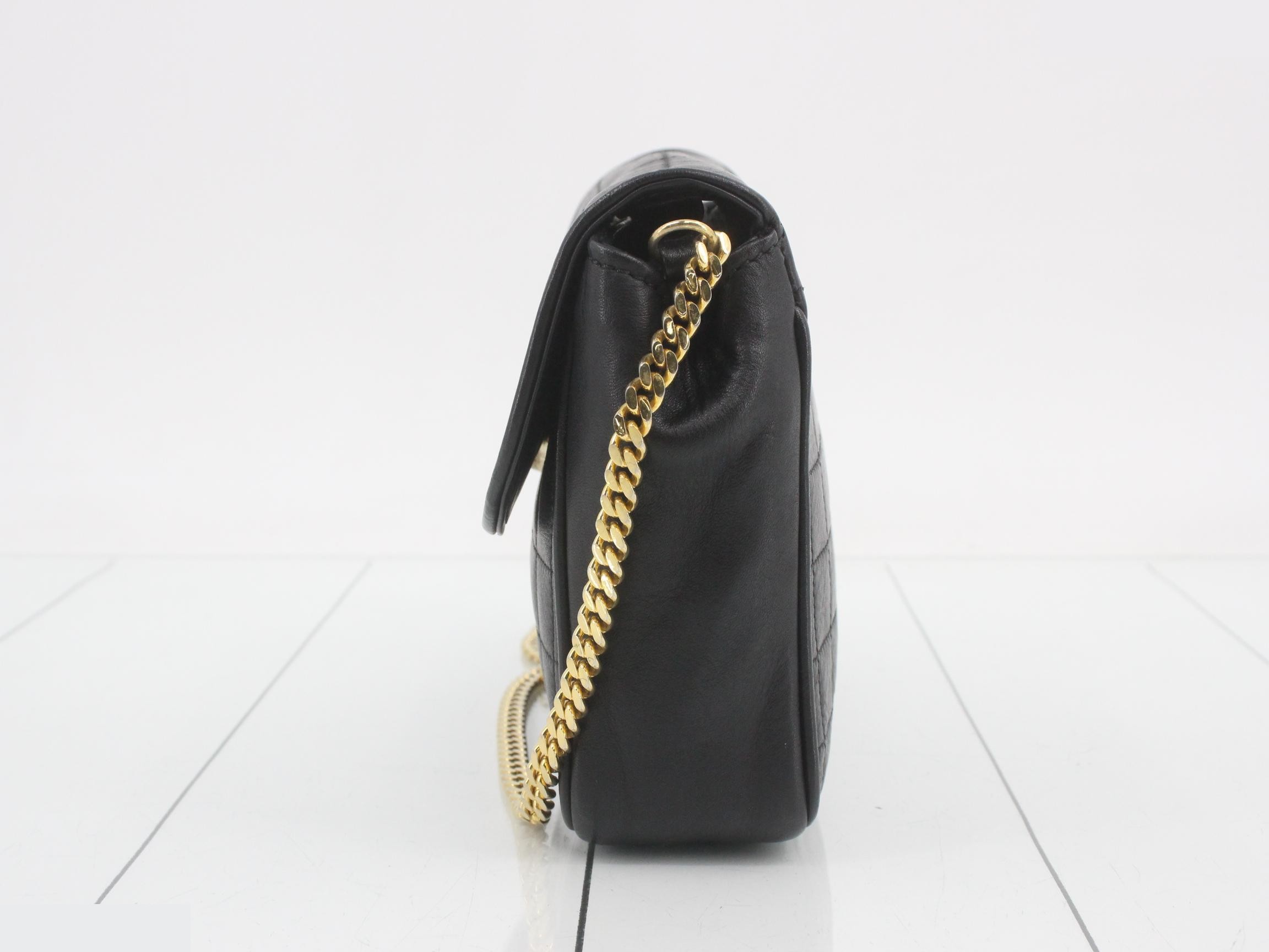 Leather chain bag — view 3
