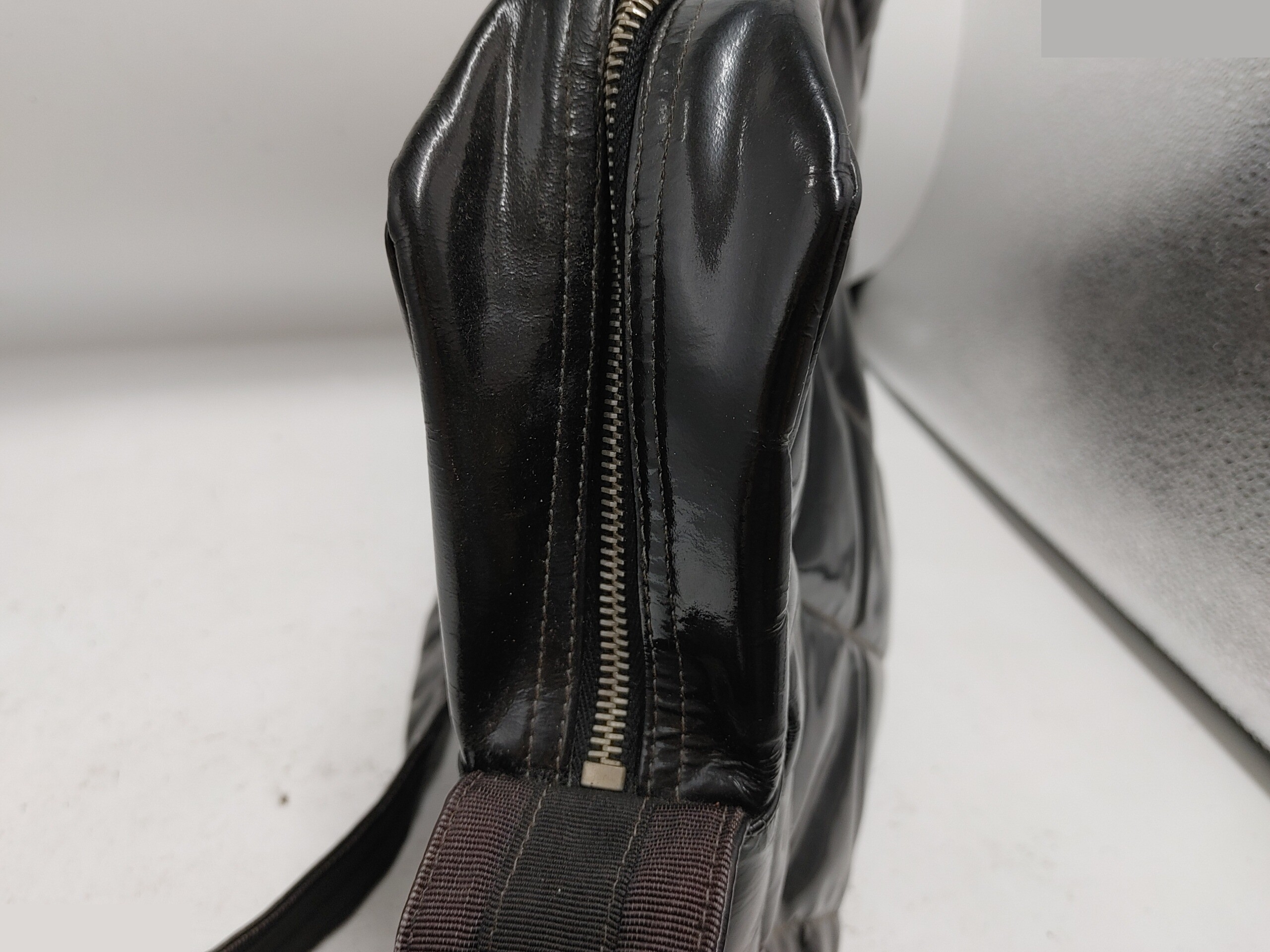 Matelassé Shoulder Bag, with seal, 4150218, Patent Leather — view 3