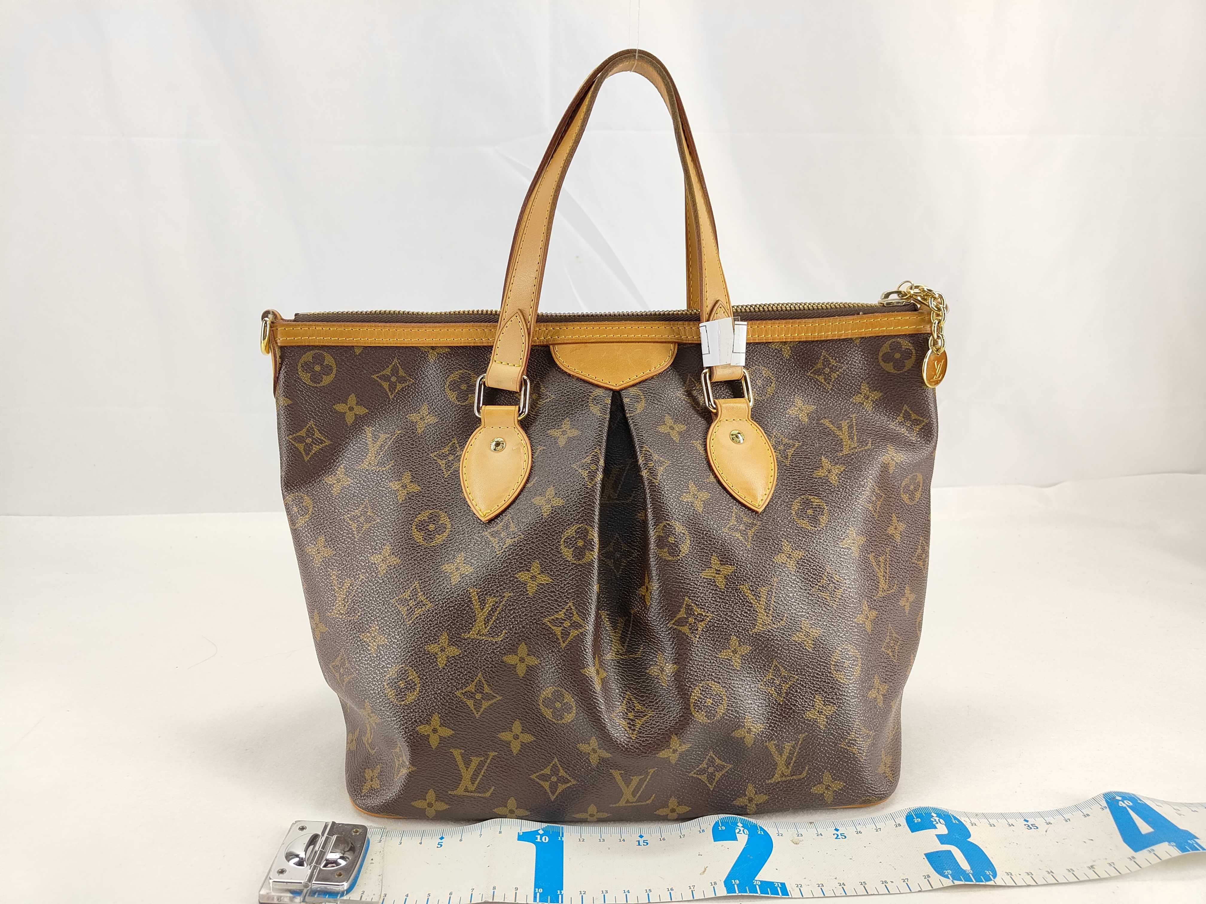 Monogram ID- Monogram Canvas Palermo PM M40145 Brown #SR4151 Tote Bag — view 2