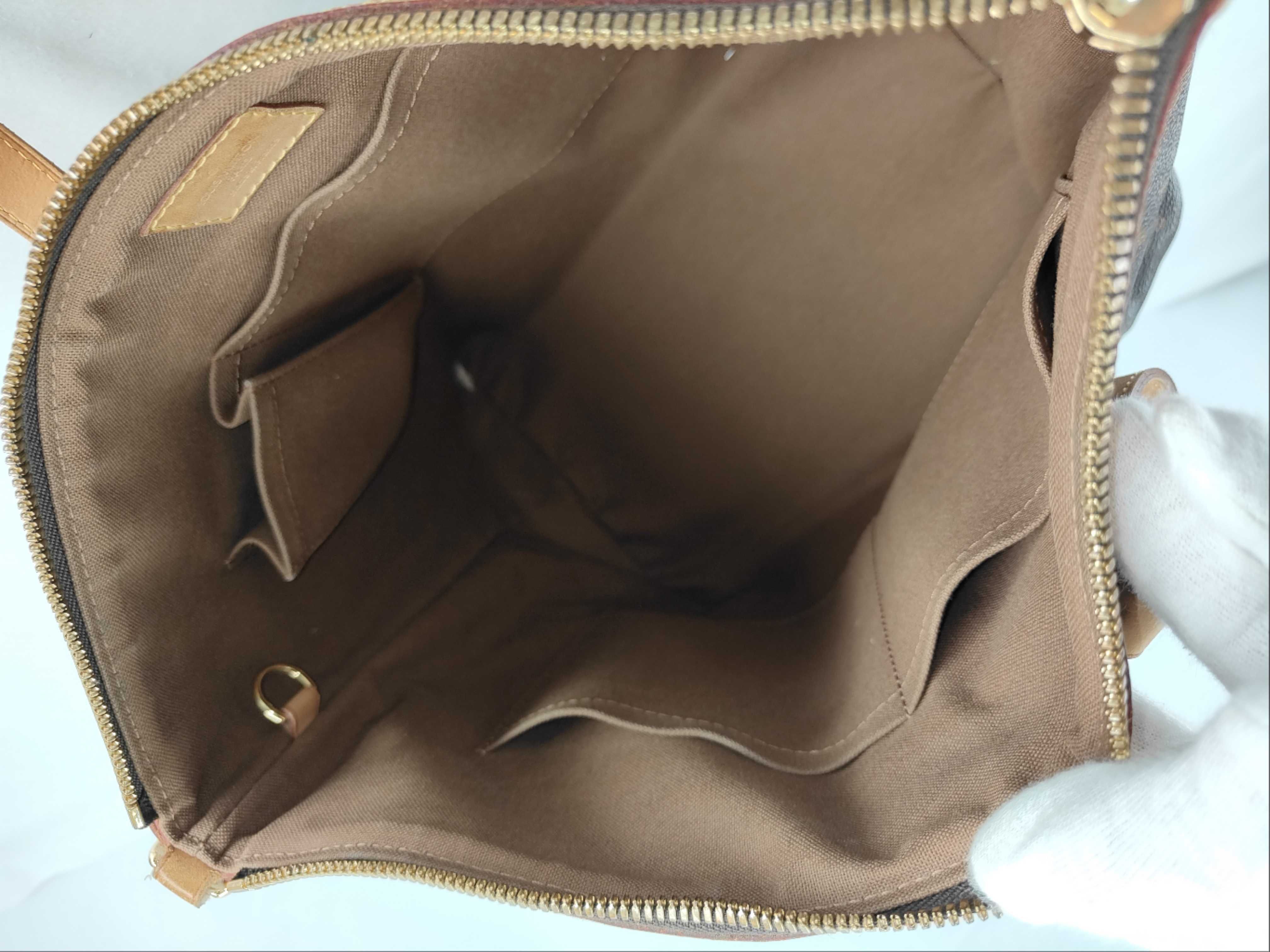 Monogram ID- Monogram Canvas Palermo PM M40145 Brown #SR4151 Tote Bag — view 12