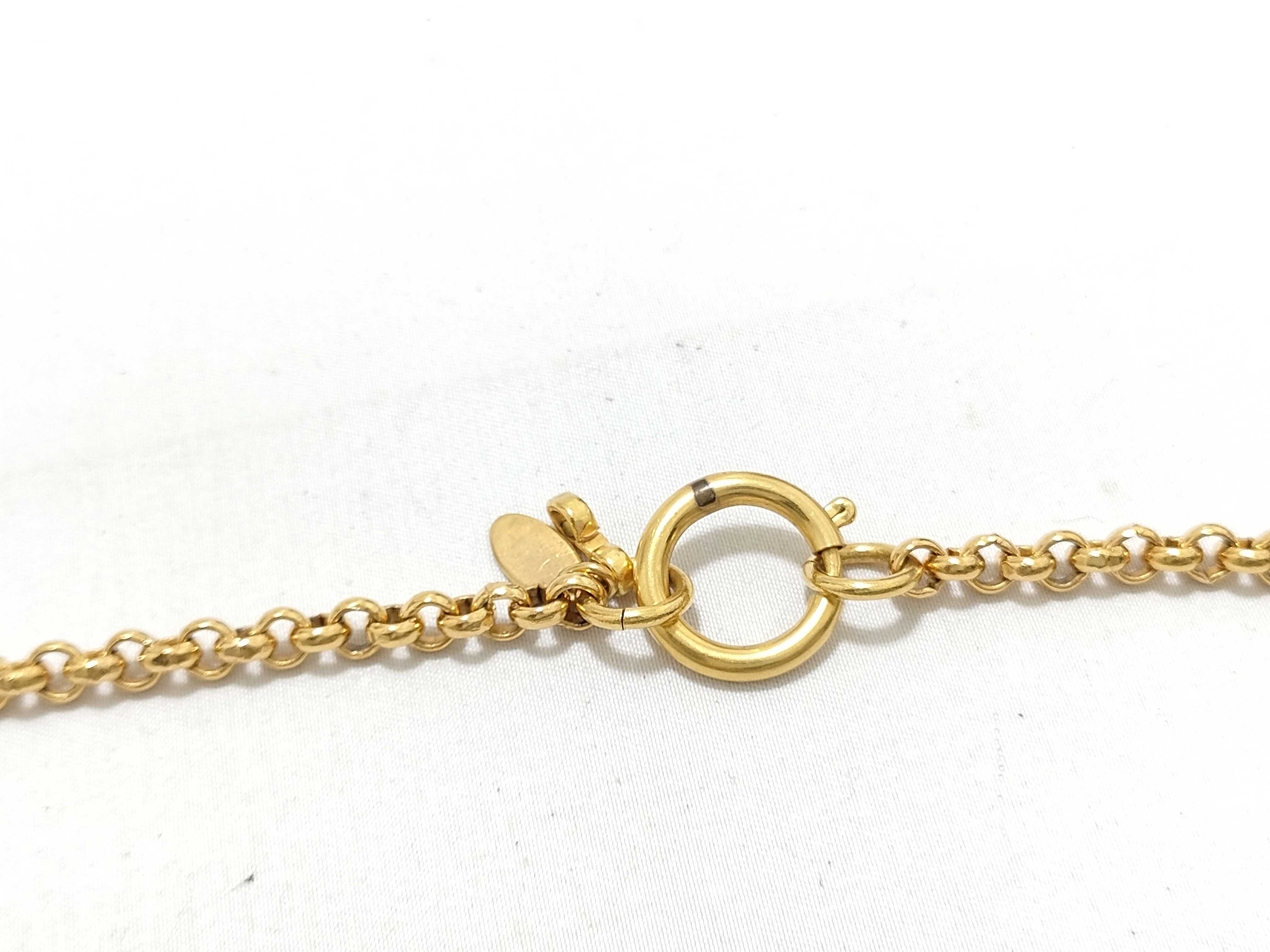 Coco Mark Gold Necklace — view 4