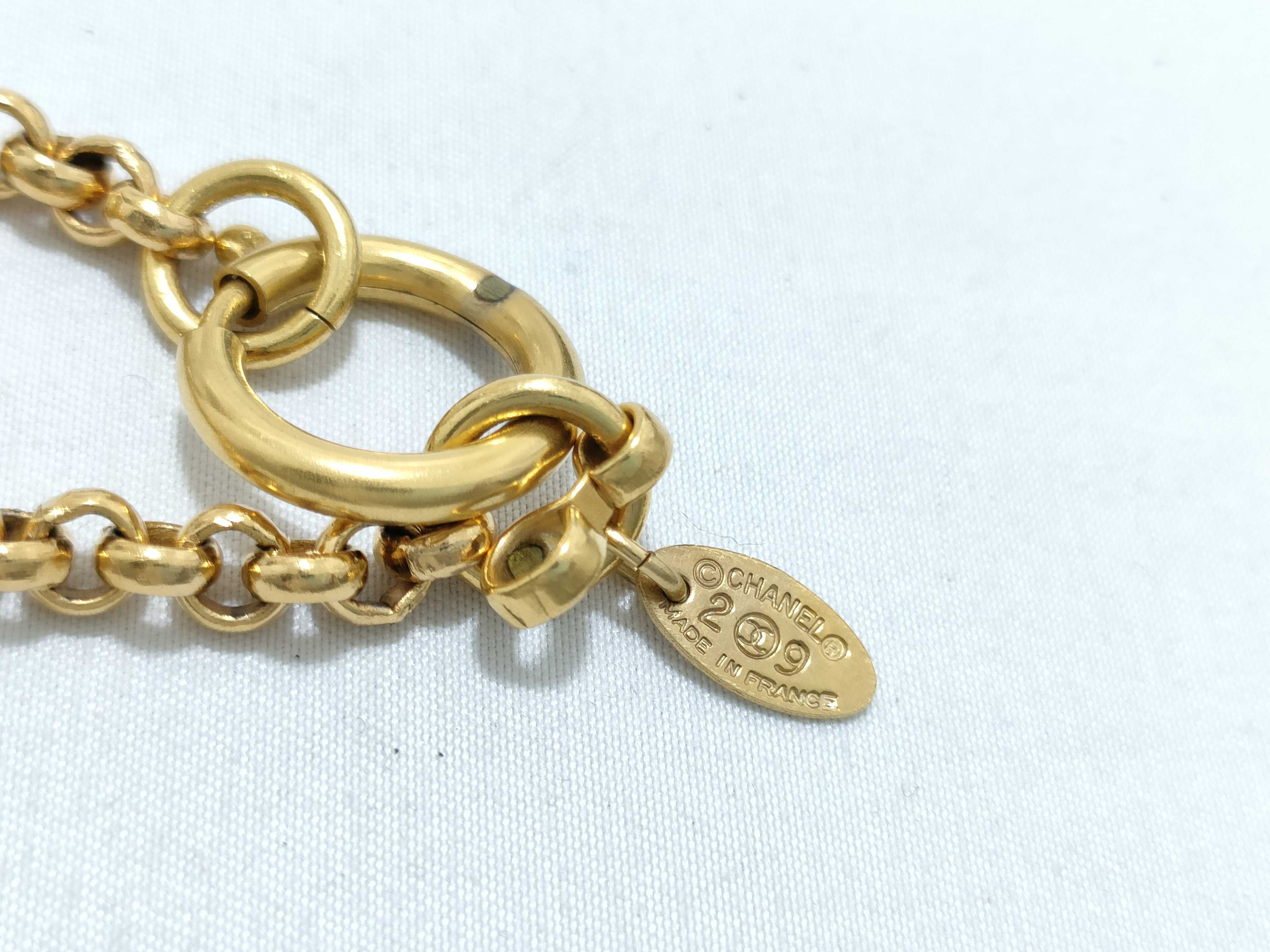 Coco Mark Gold Necklace — view 5