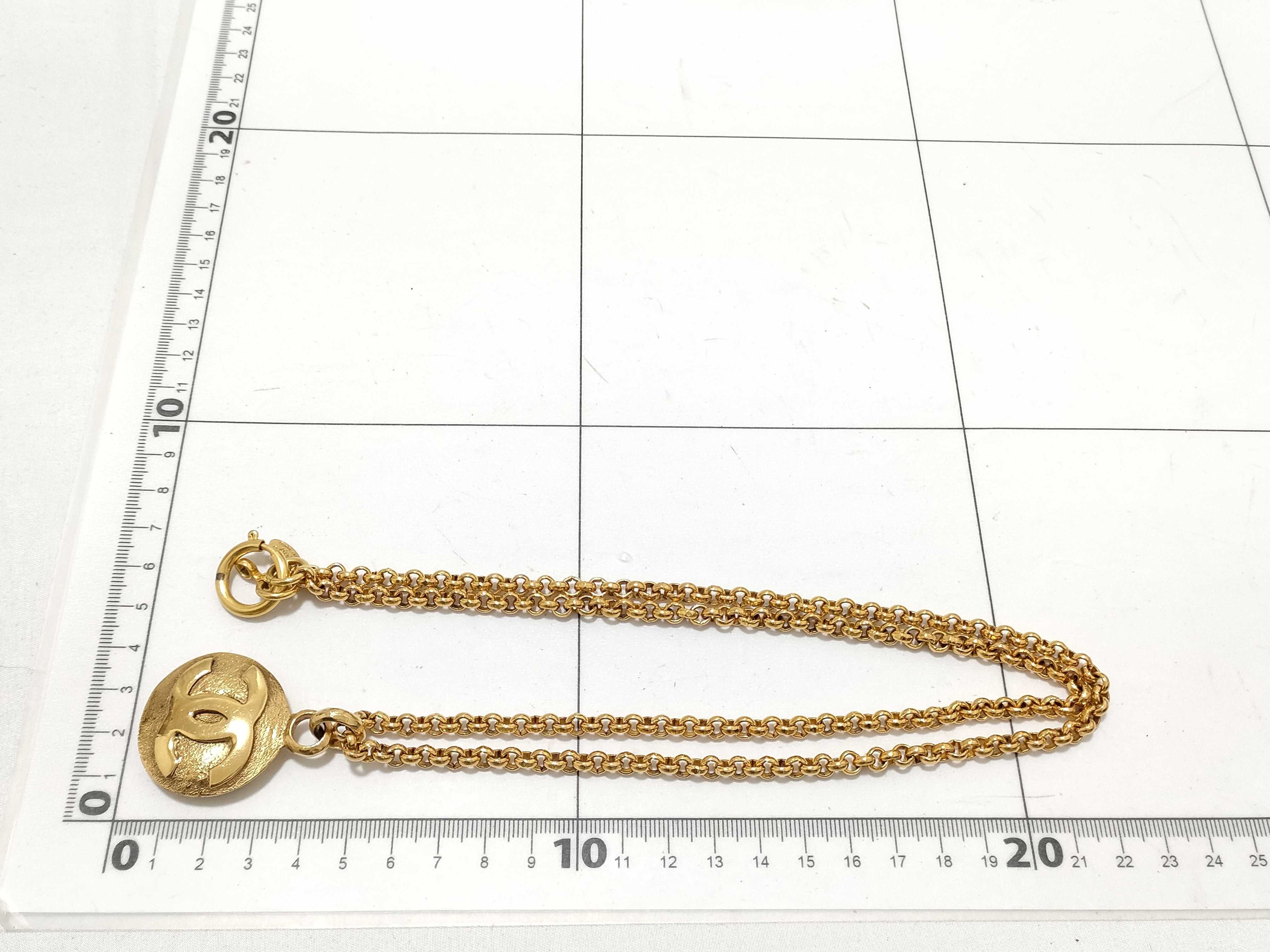 Coco Mark Gold Necklace — view 6