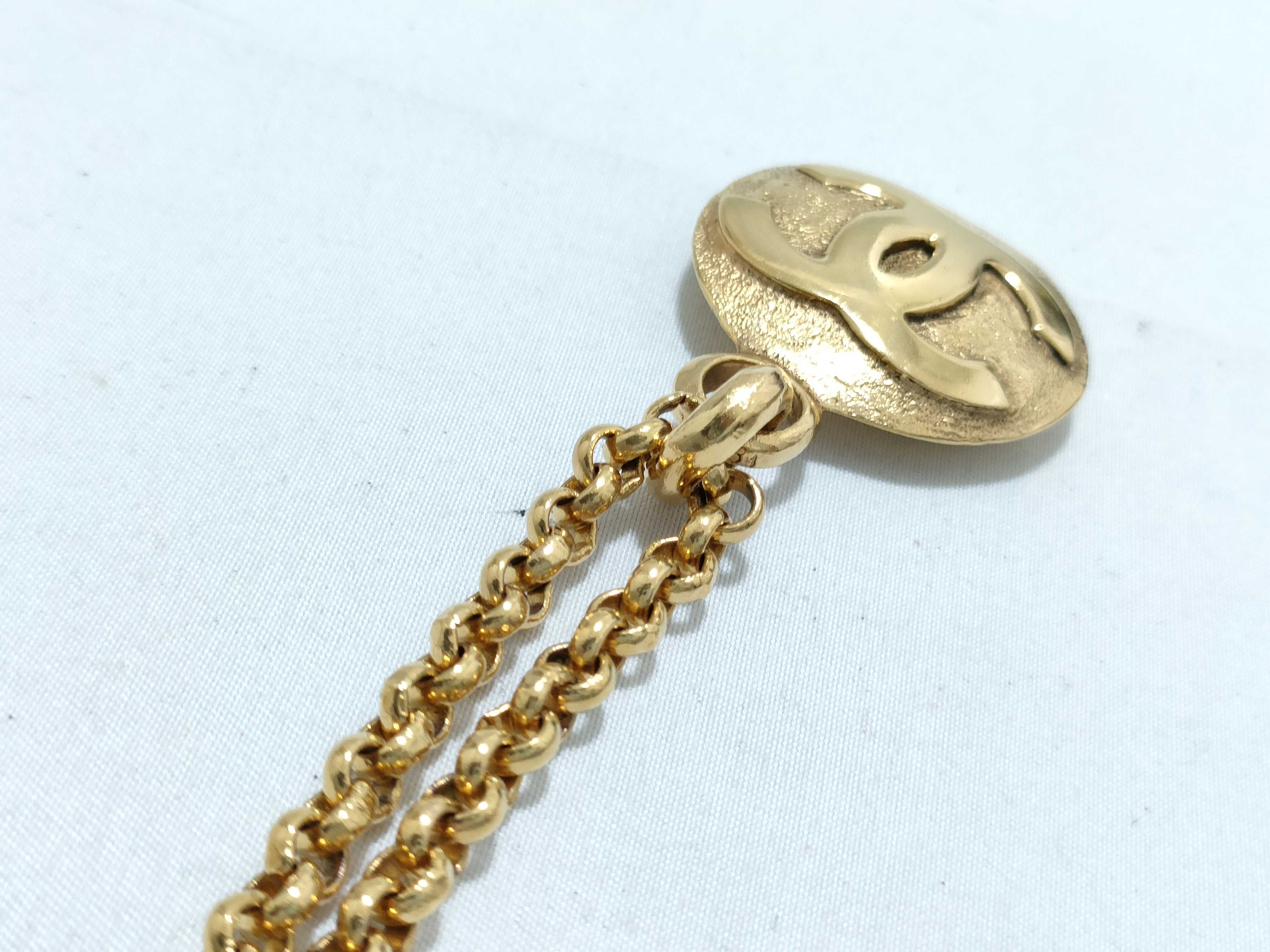 Coco Mark Gold Necklace — view 9