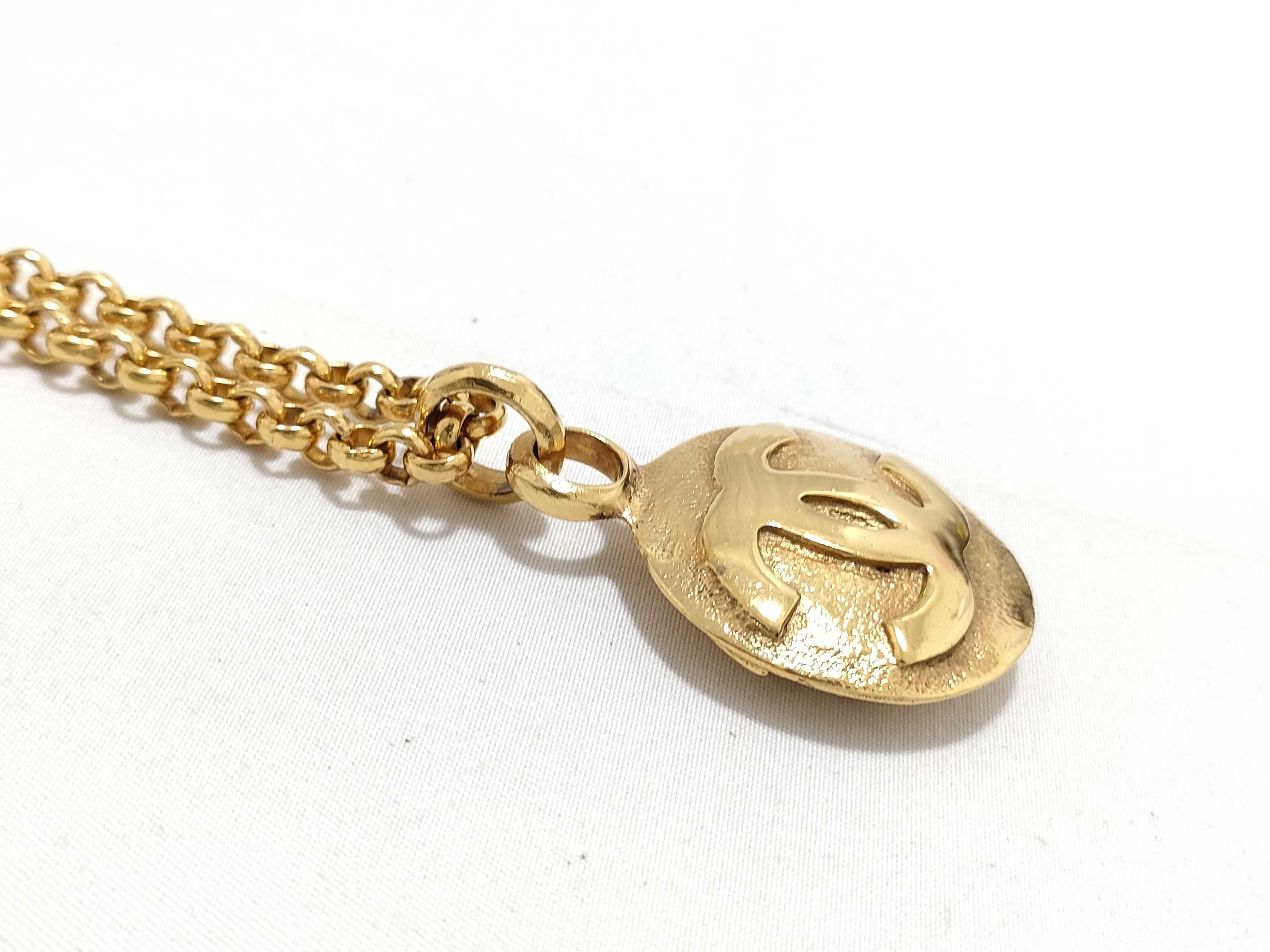 Coco Mark Gold Necklace — view 10