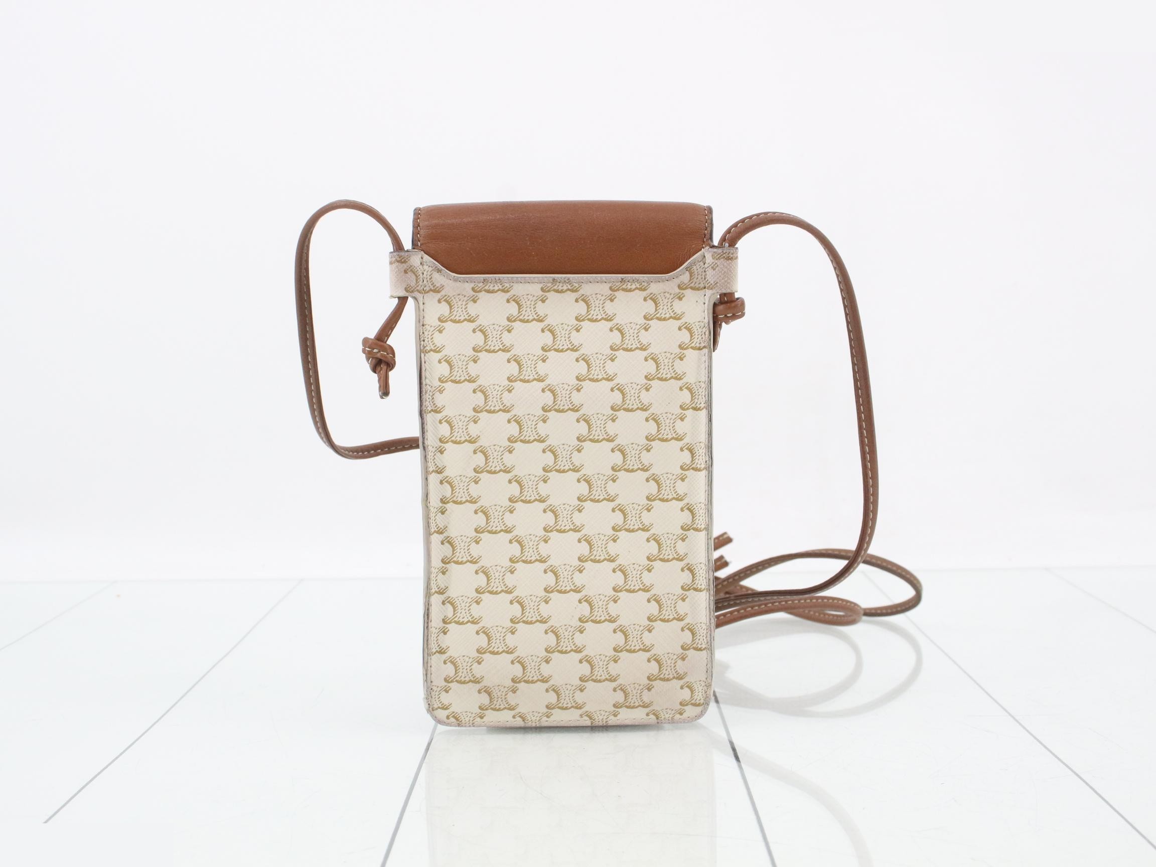 Triomphe Phone Holder Shoulder Bag — view 2