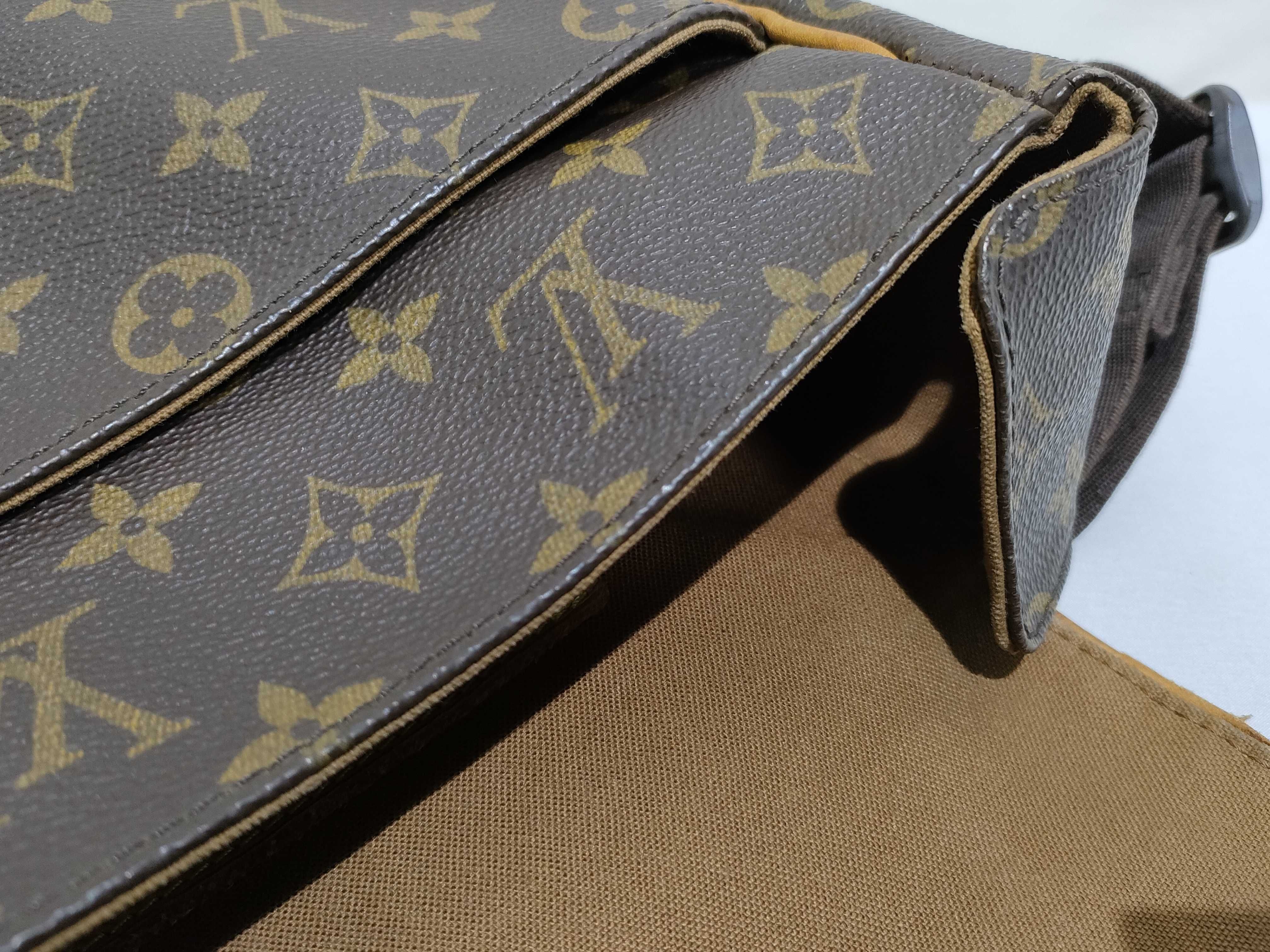 Monogram Louis Vuitton Brown Monogram M45257 Abesses Shoulder Bag — view 14