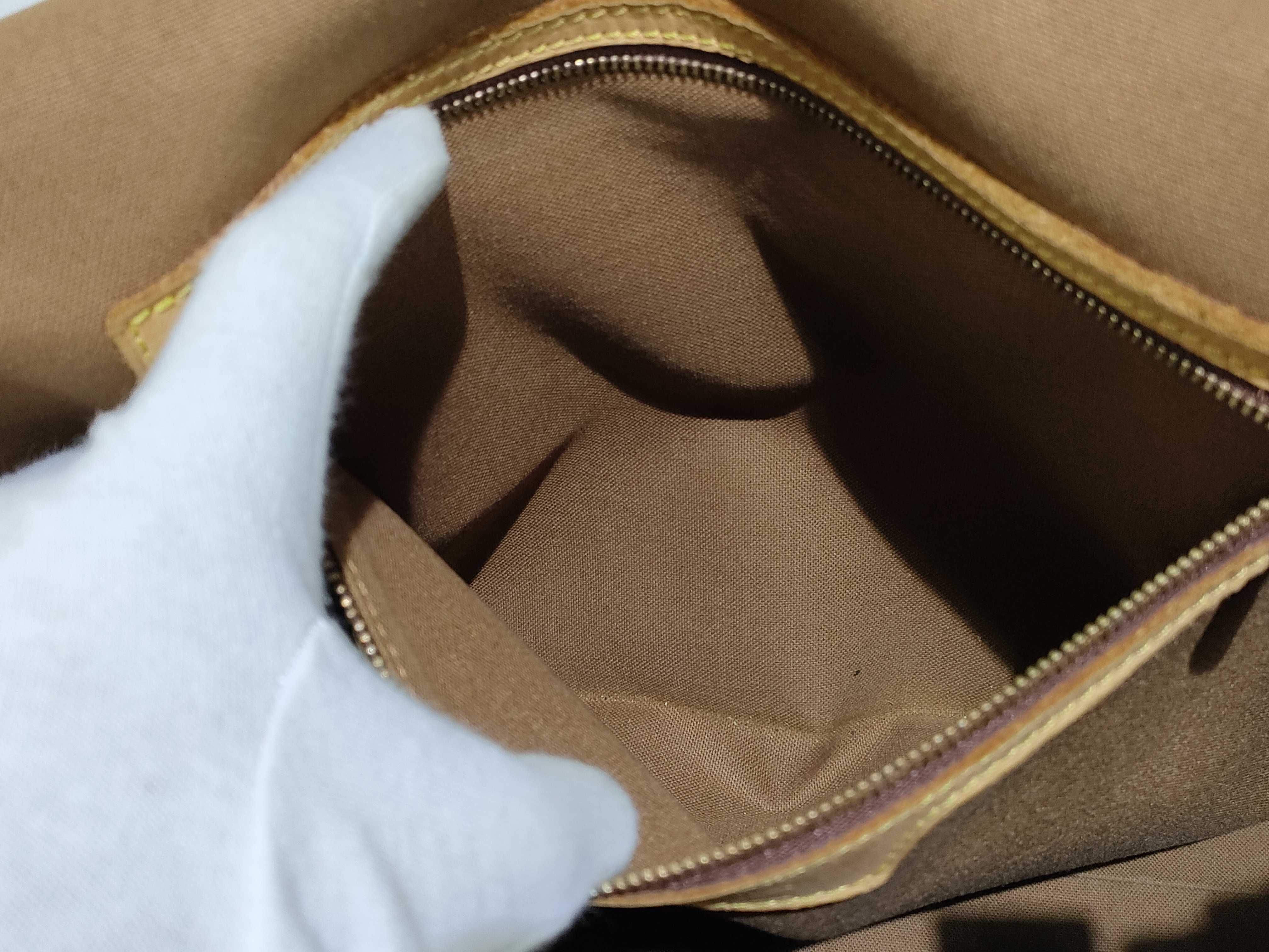 Monogram Louis Vuitton Brown Monogram M45257 Abesses Shoulder Bag — view 9