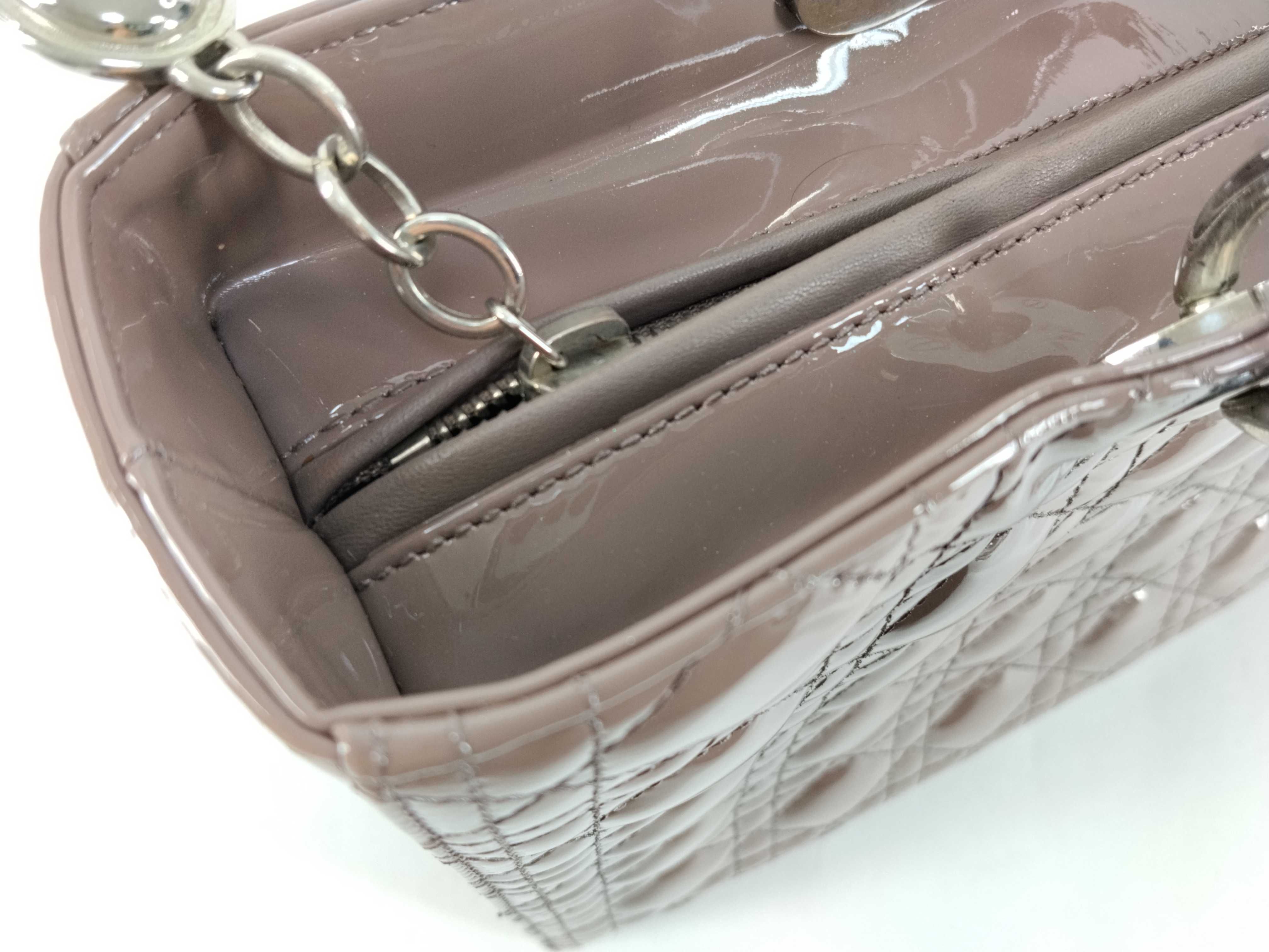 Lady Dior Enamel Lady Handbag — view 14