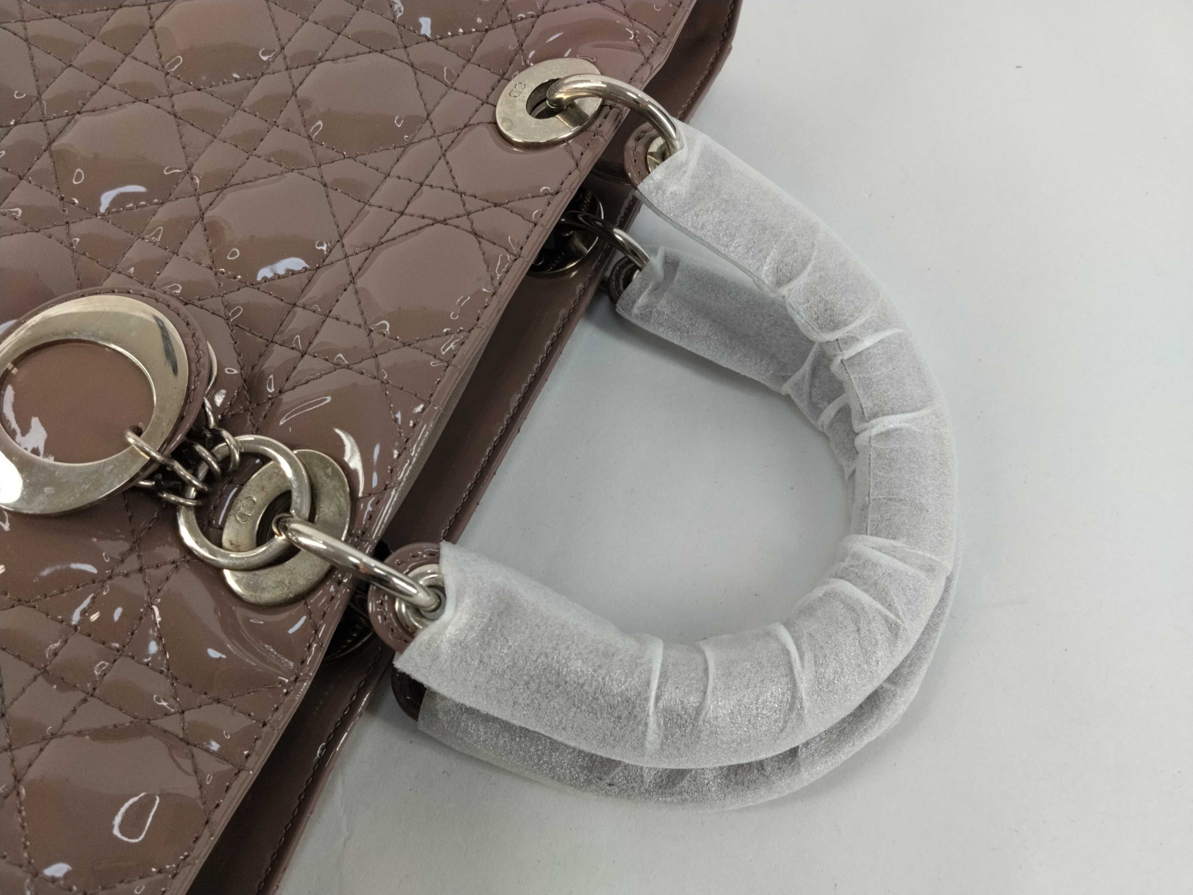 Lady Dior Enamel Lady Handbag — view 3