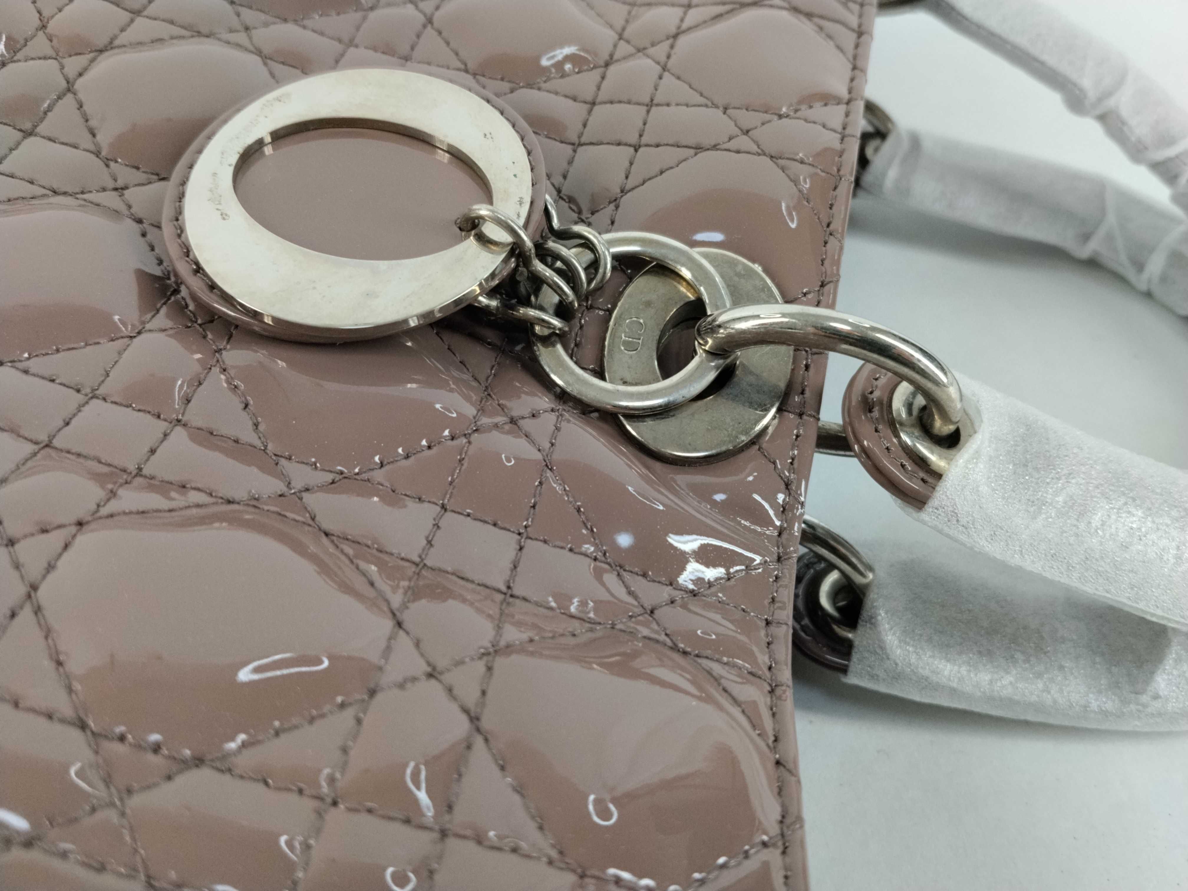 Lady Dior Enamel Lady Handbag — view 5