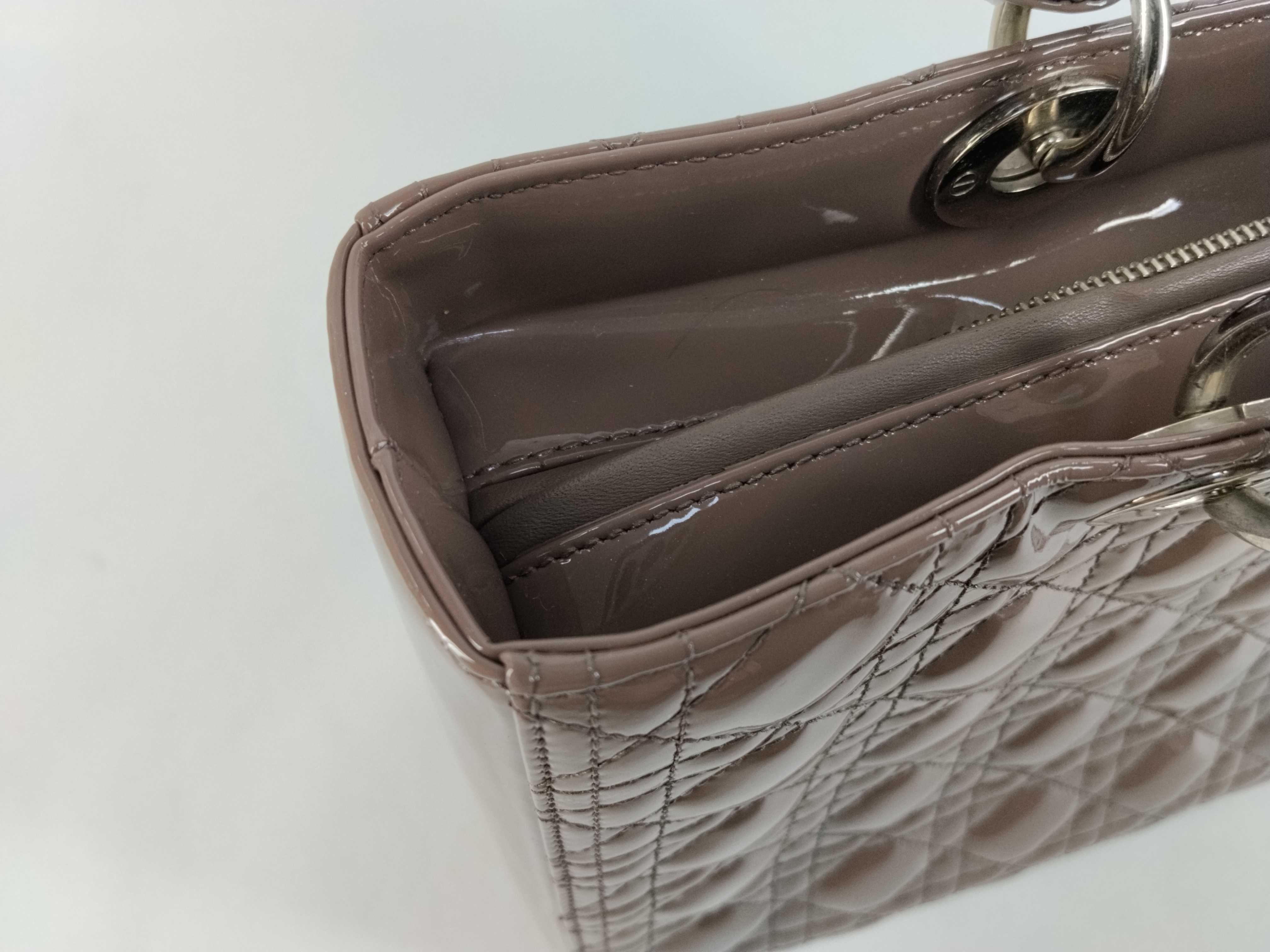 Lady Dior Enamel Lady Handbag — view 9