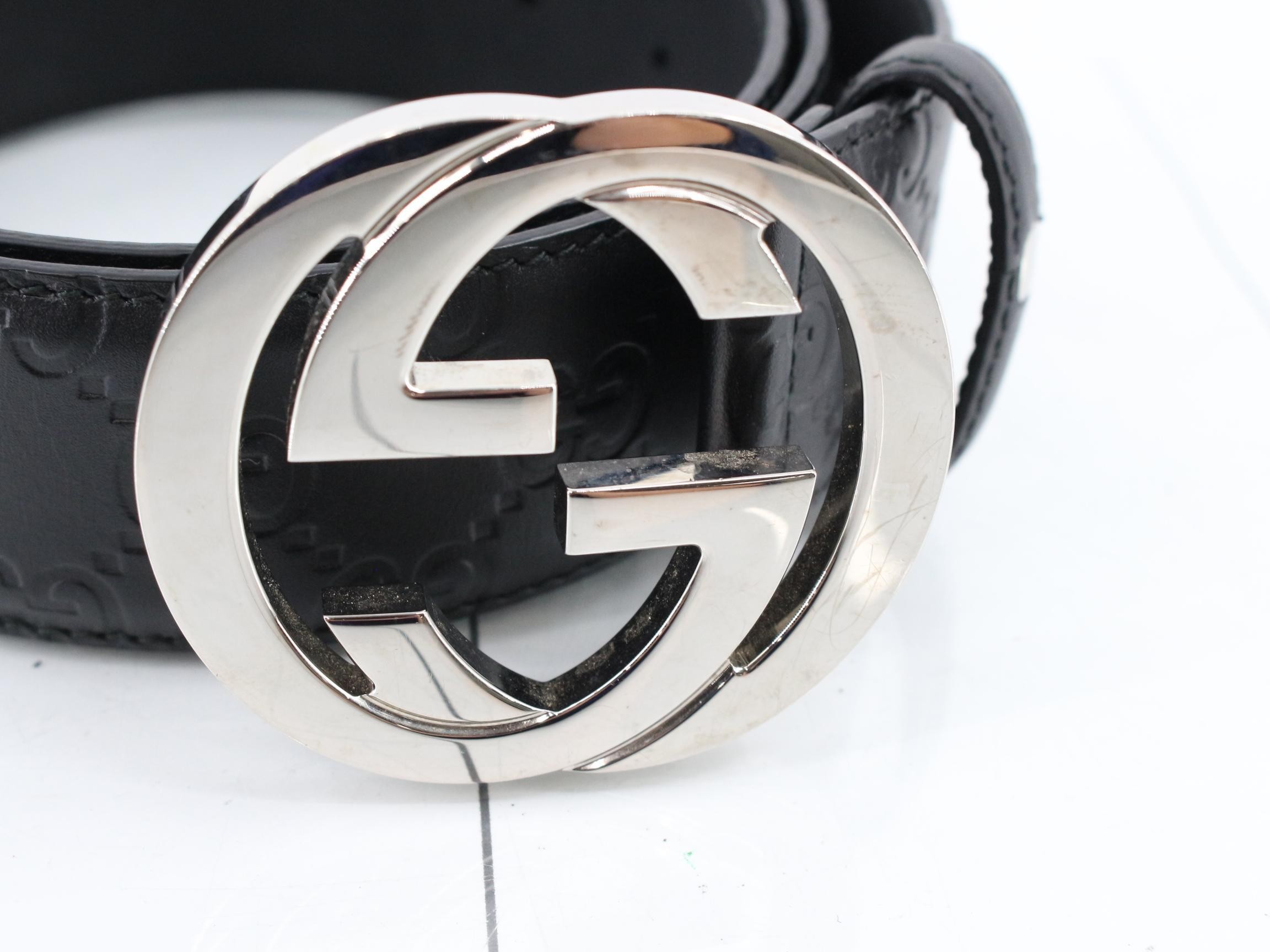 Interlocking G Belt Guccissima — view 3