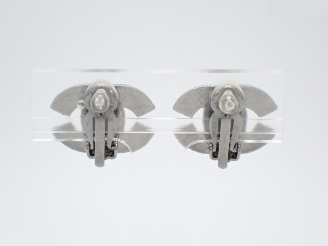 08C Earrings, Coco Mark, Rhinestone — view 2