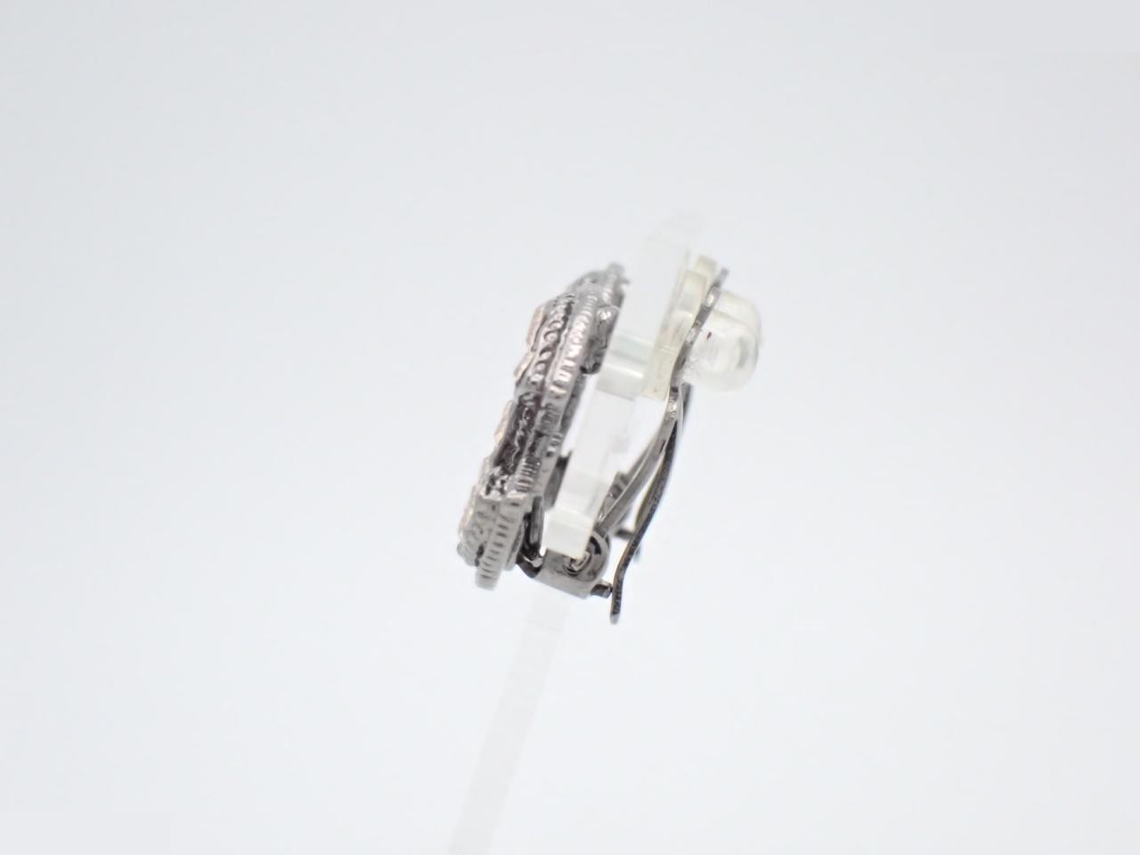 08C Earrings, Coco Mark, Rhinestone — view 3
