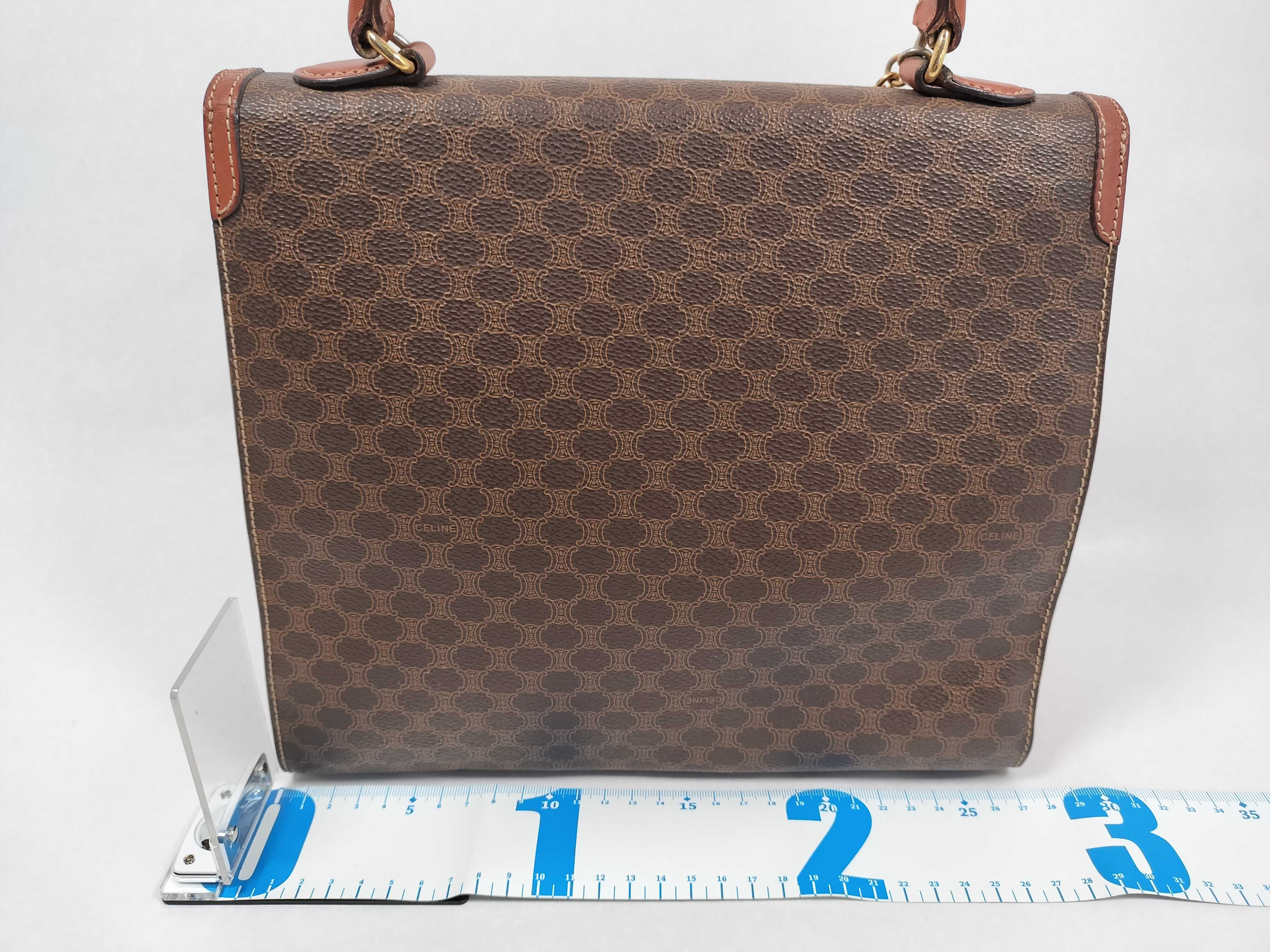 Macadam Top Handle Chain Handbag Brown Handbag — view 2