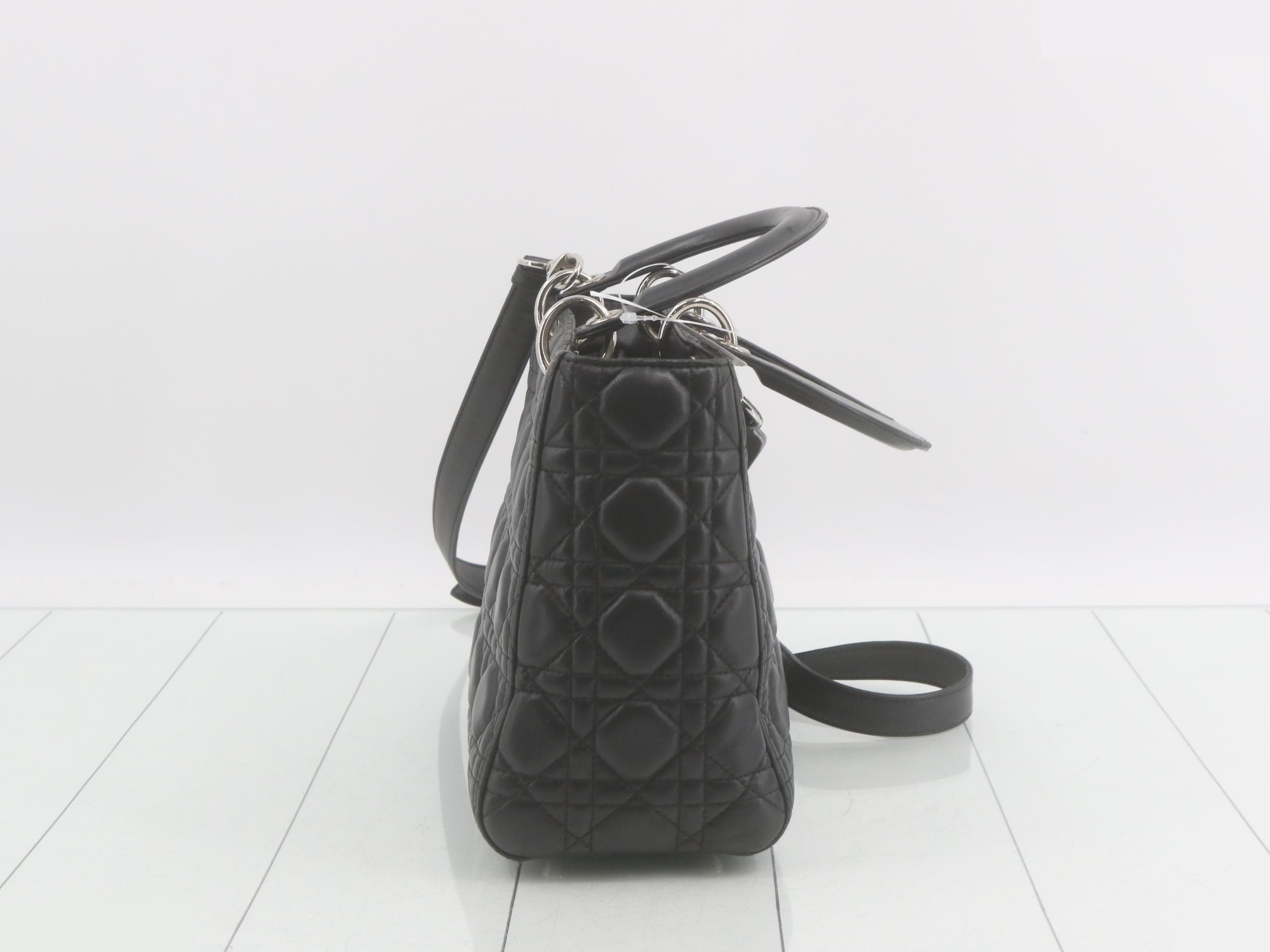 Lady Dior Cannage Leather — view 4