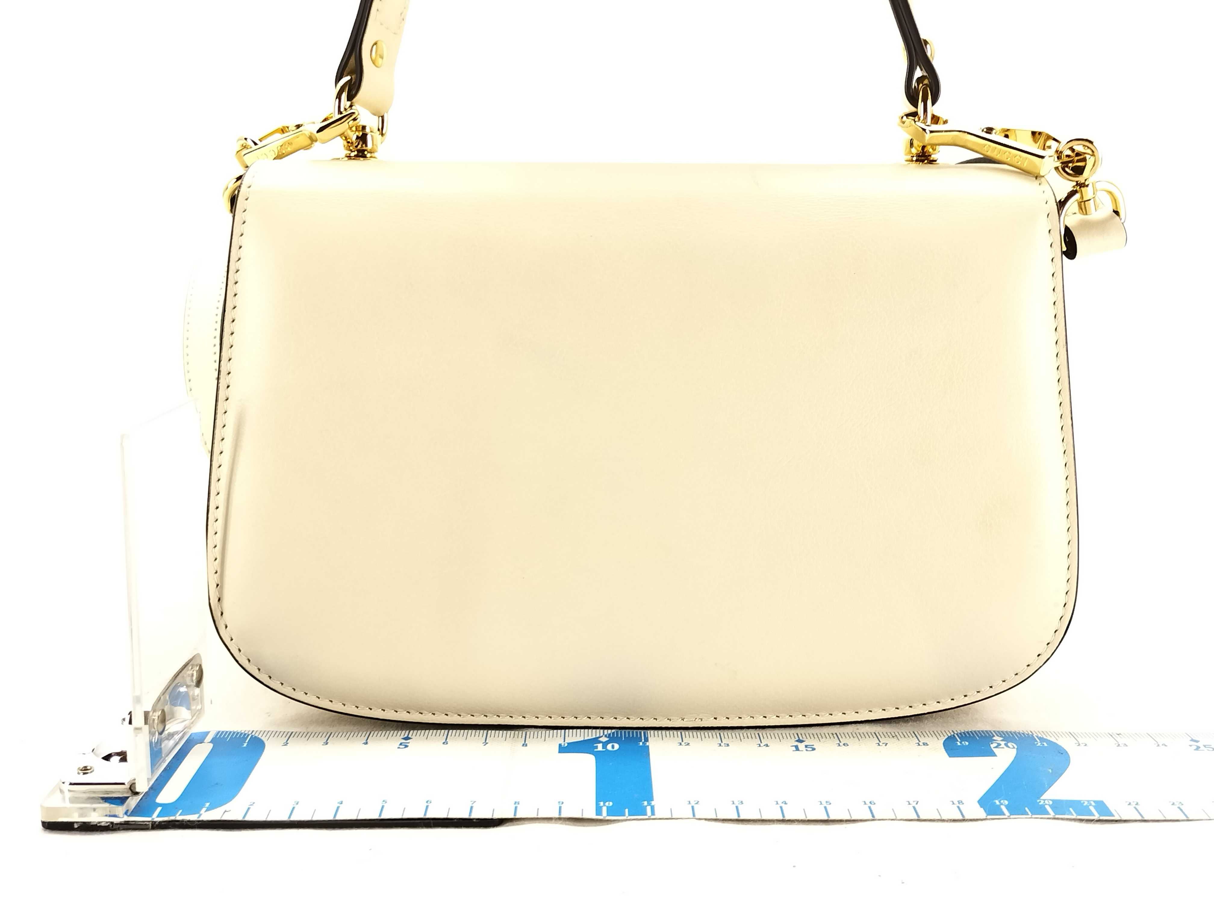 PH- Blondie Top Handle Handbag Leather Beige Handbag — view 2