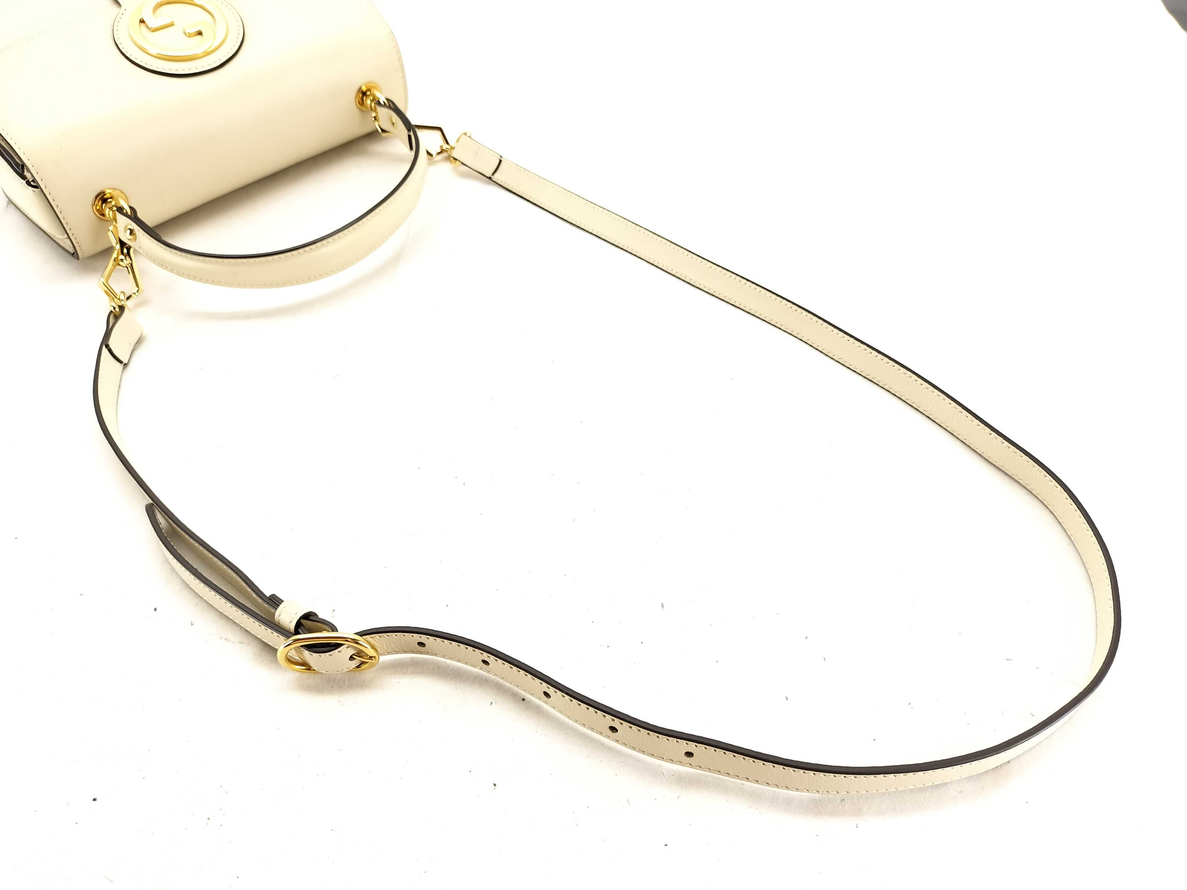 PH- Blondie Top Handle Handbag Leather Beige Handbag — view 4