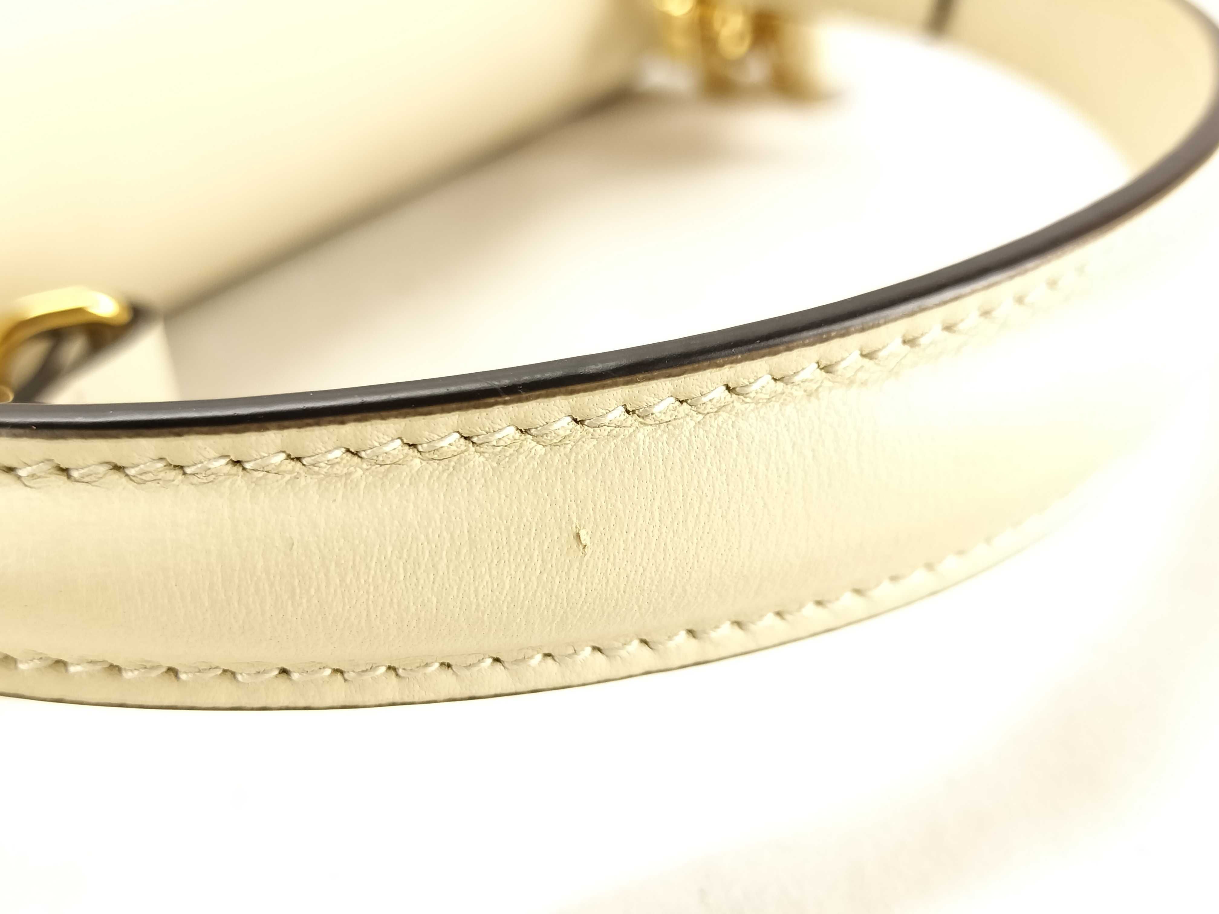 PH- Blondie Top Handle Handbag Leather Beige Handbag — view 5