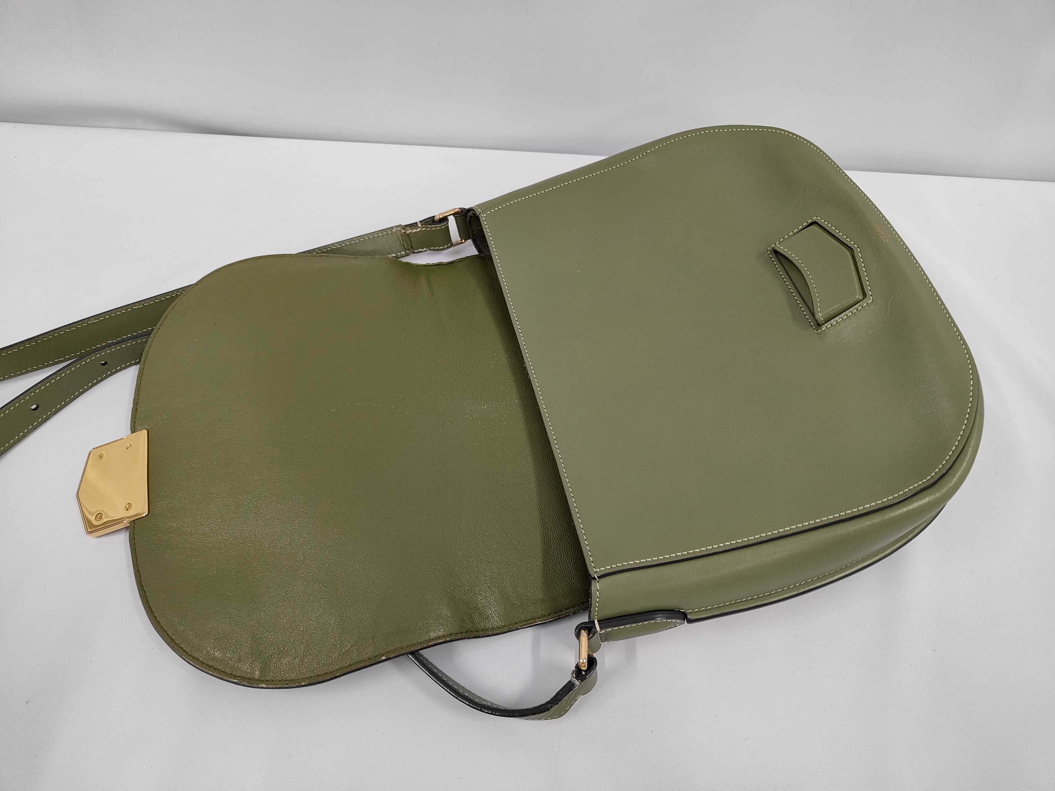 Trotter Calfskin Shoulder Bag — view 8