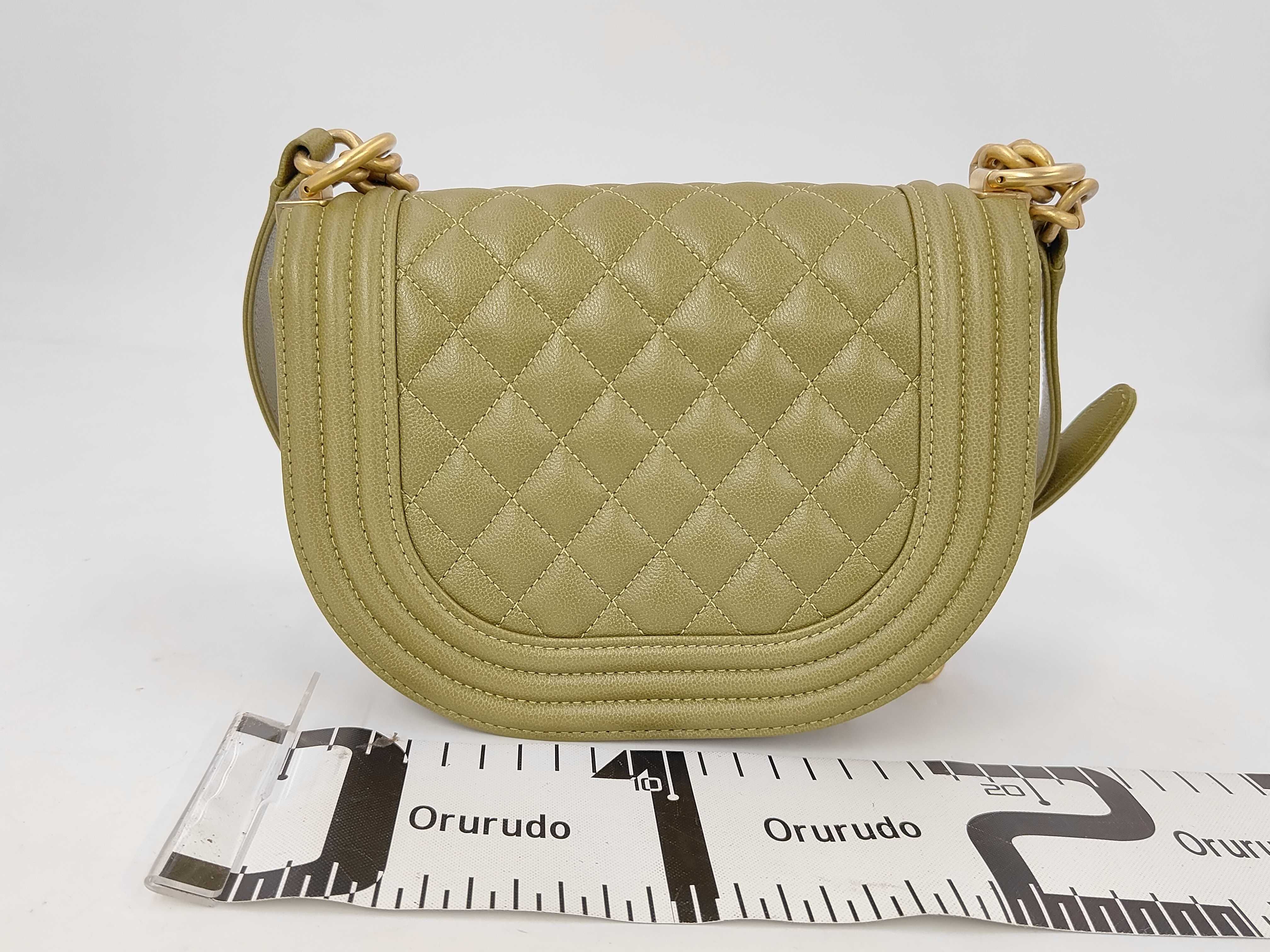 Boy Chanel Chain Shoulder Caviar Shoulder Bag — view 2