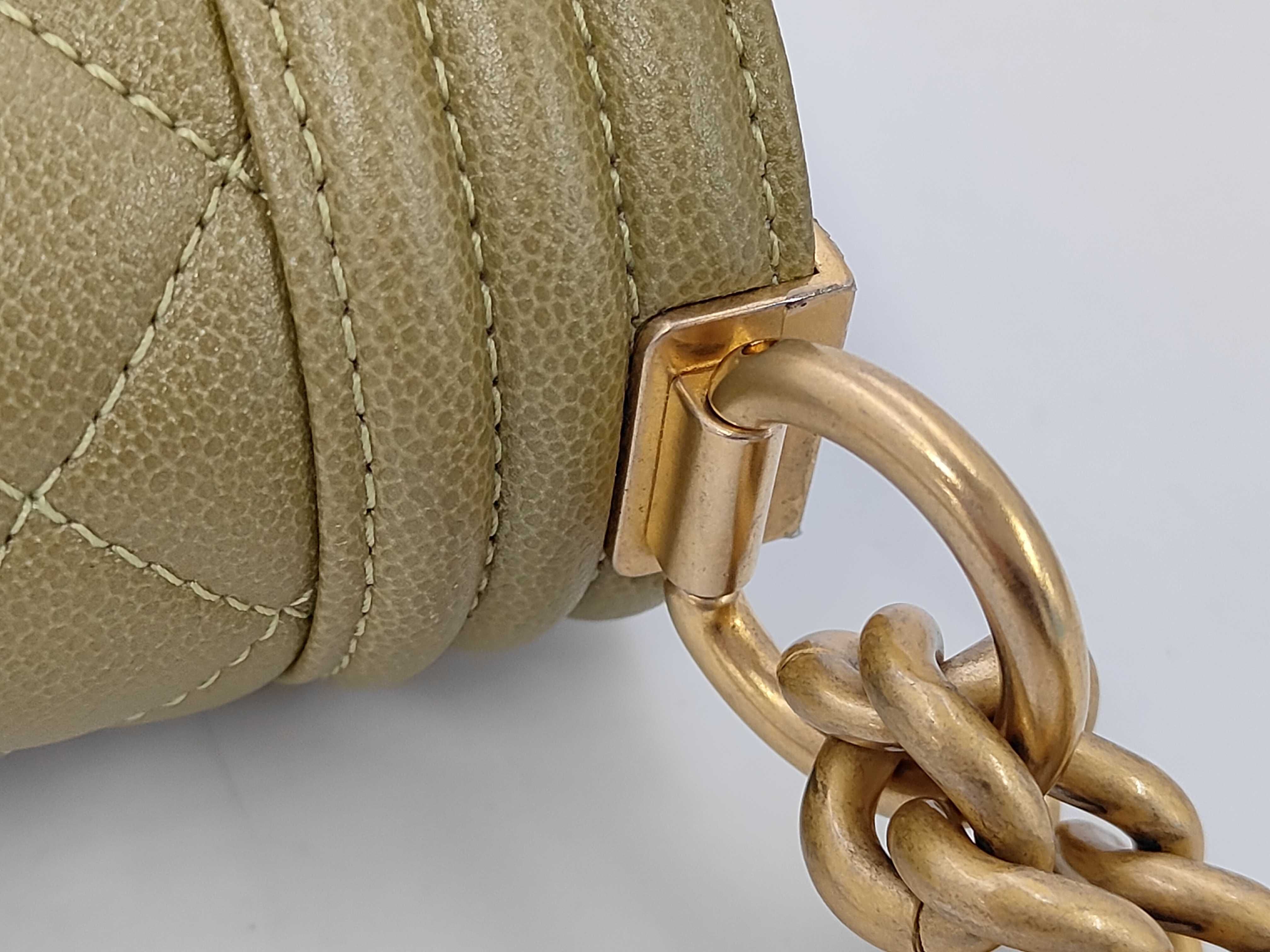 Boy Chanel Chain Shoulder Caviar Shoulder Bag — view 7