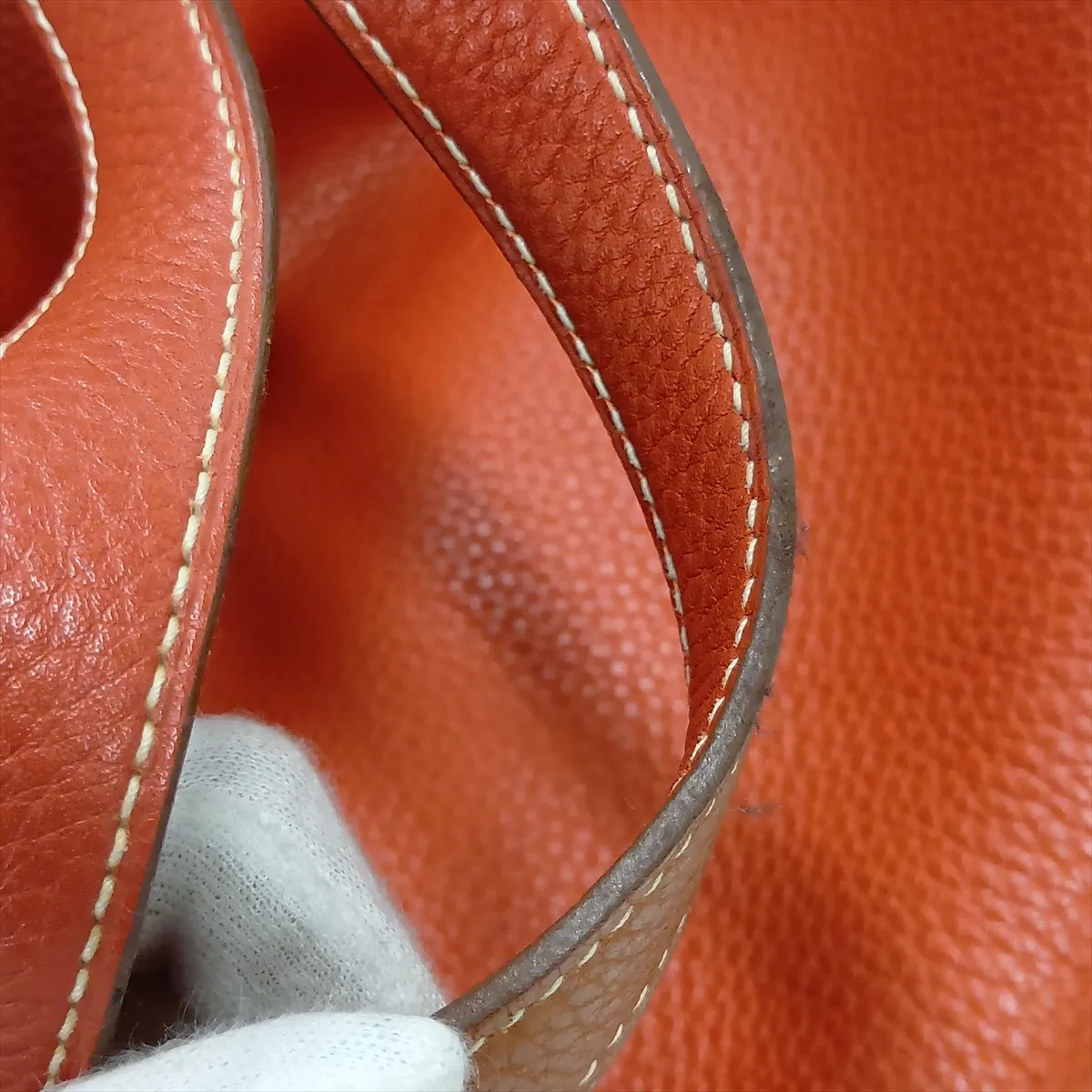 Hermès Double Sens 36 Taurillon Clemence Gold x Sanguine Q: 2013 — view 11