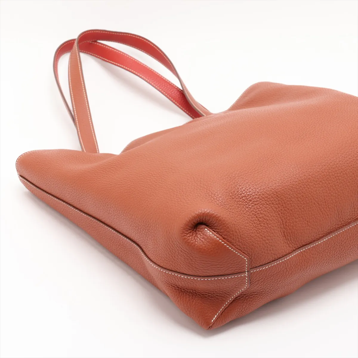 Hermès Double Sens 36 Taurillon Clemence Gold x Sanguine Q: 2013 — view 4
