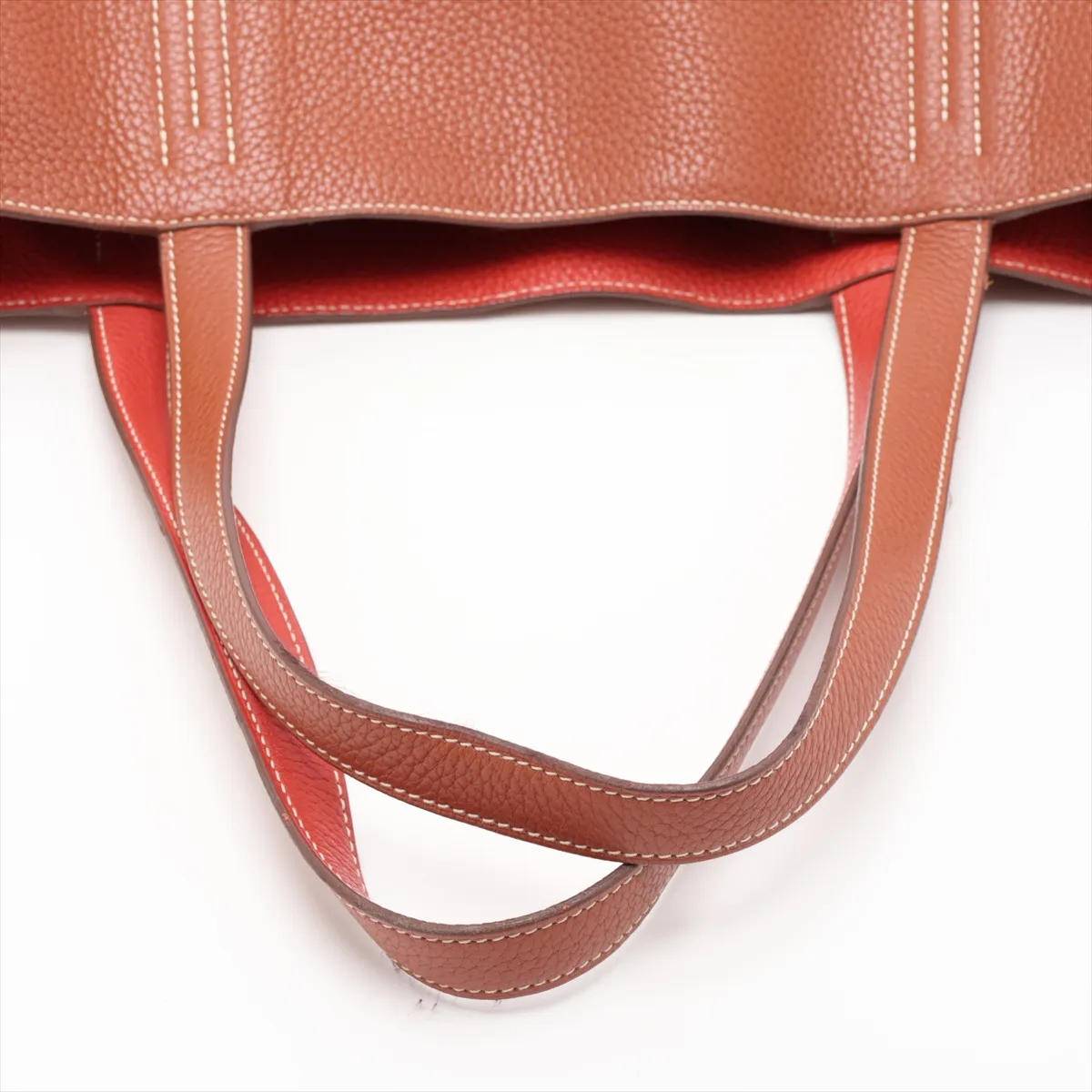 Hermès Double Sens 36 Taurillon Clemence Gold x Sanguine Q: 2013 — view 5