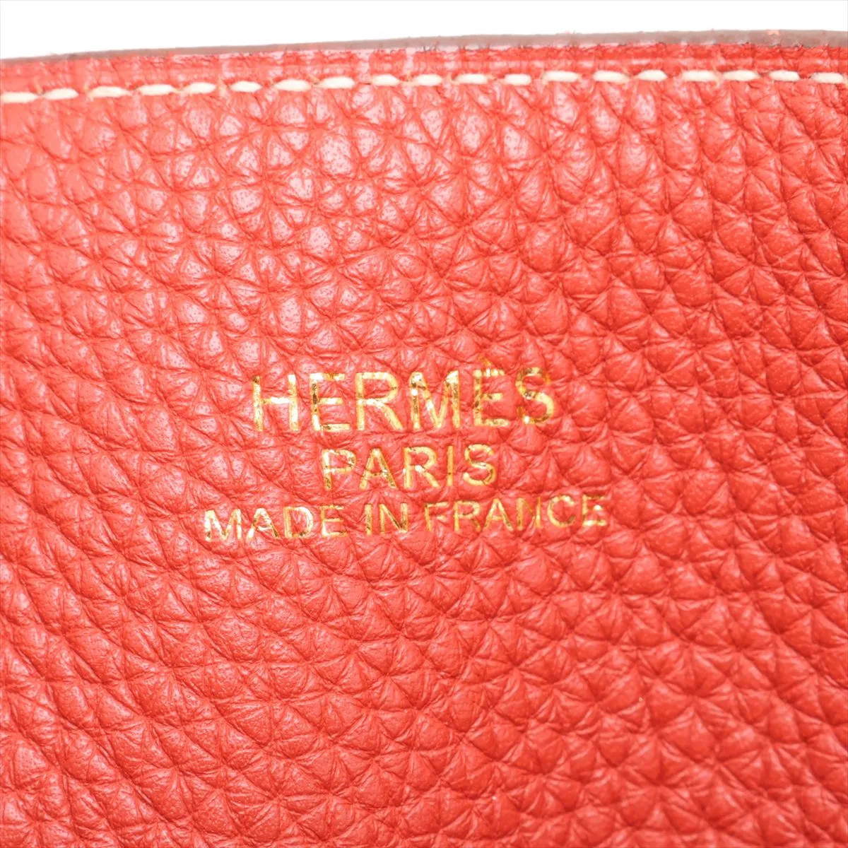 Hermès Double Sens 36 Taurillon Clemence Gold x Sanguine Q: 2013 — view 8