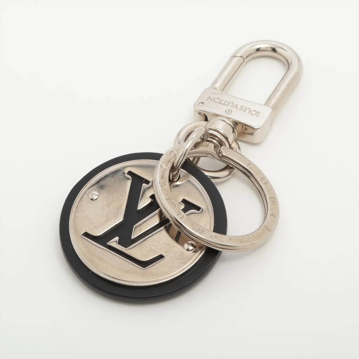 M67362 Portocle LV Circle DI0126 Charm Metal Silver x Black — view 2