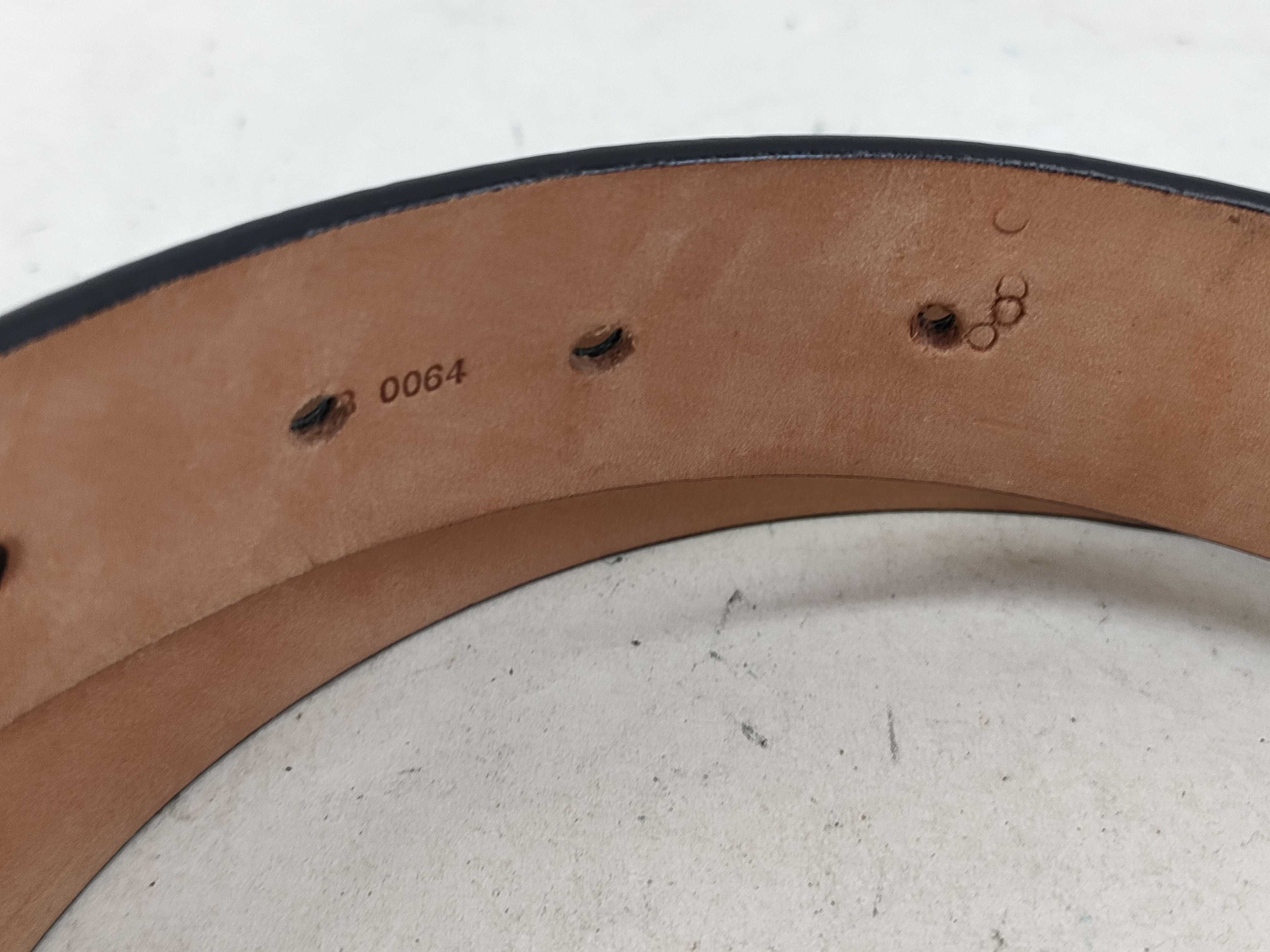 Ceinture Initial Leather Belt 95 — view 6