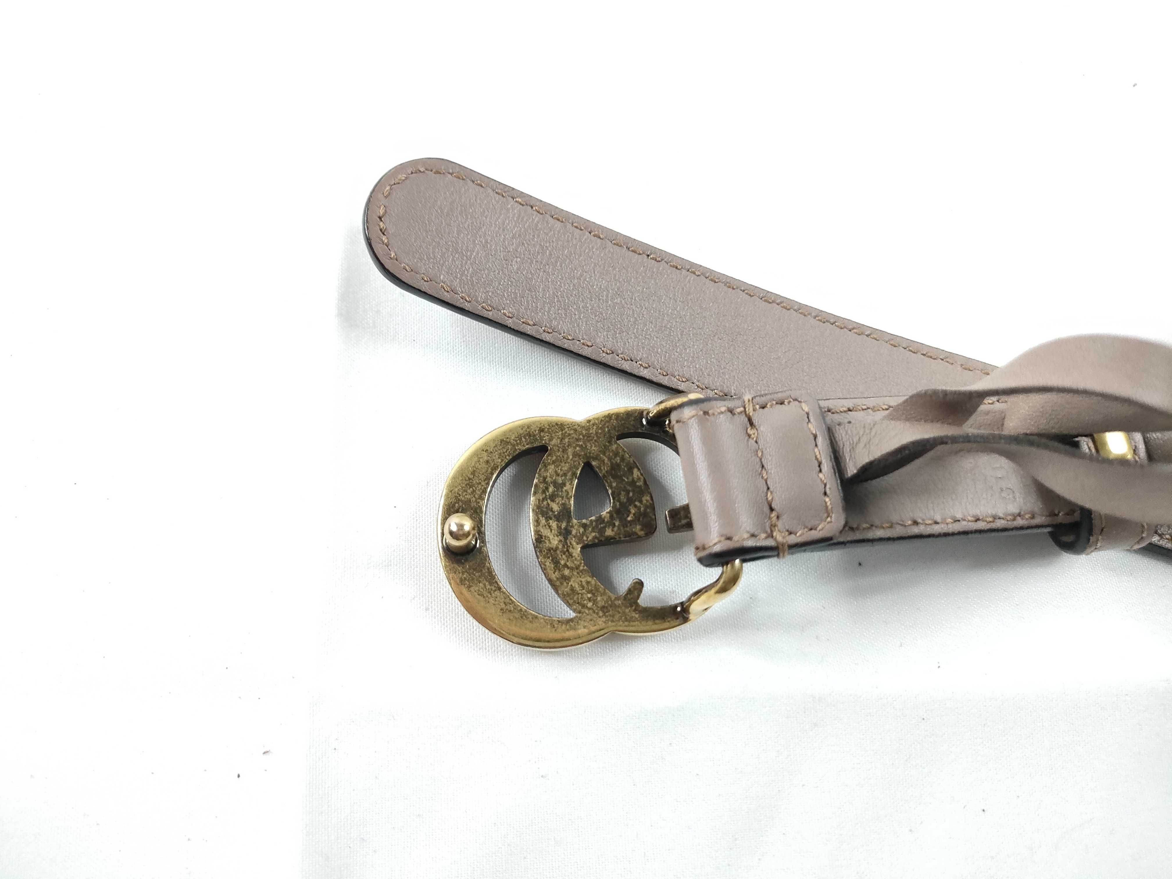 409417 GG Marmont Belt Pink Gray — view 4