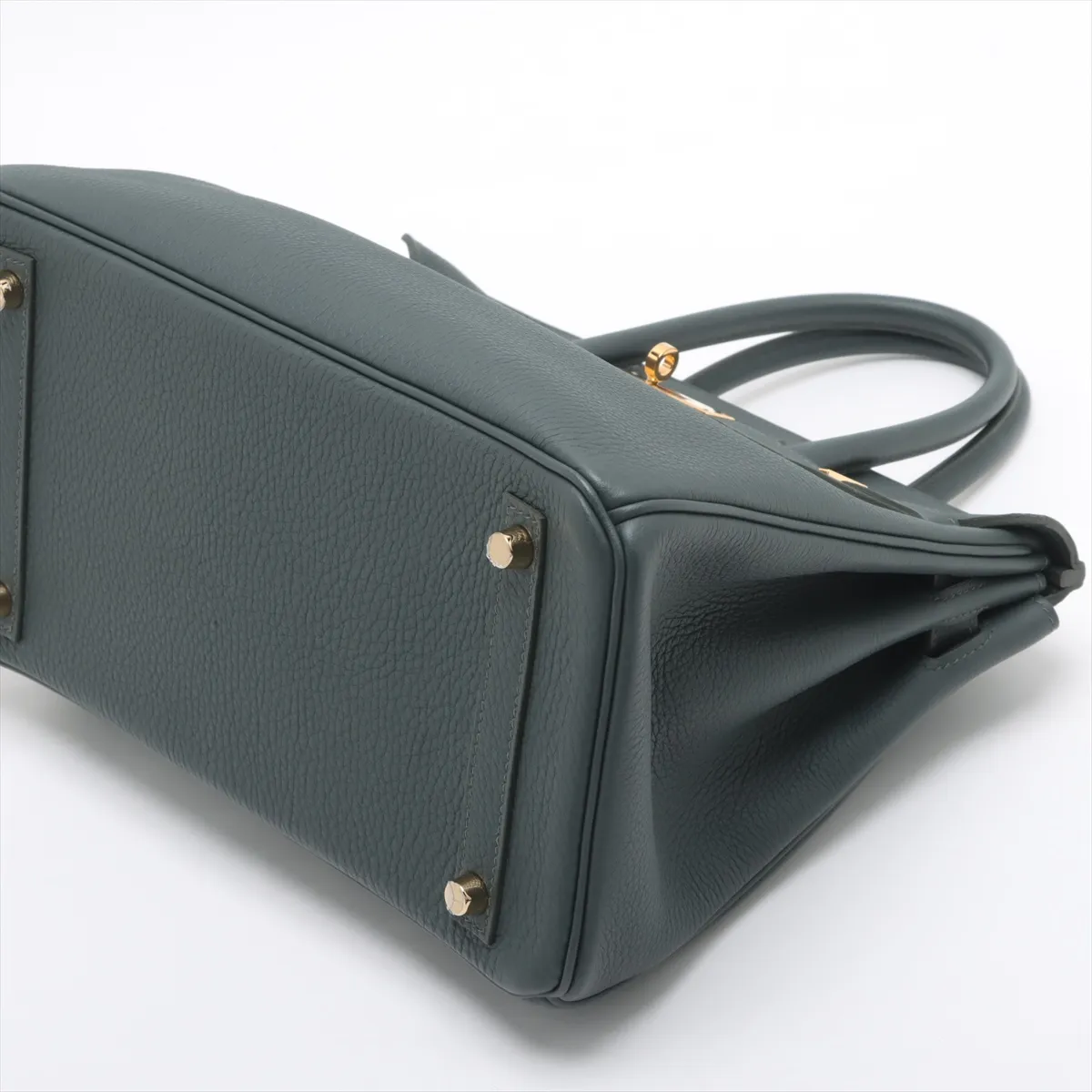 [Individually wrapped] Hermes Birkin 30 LeTourne Togo Vert Mangrove Gold Hardware K:2025 — view 3