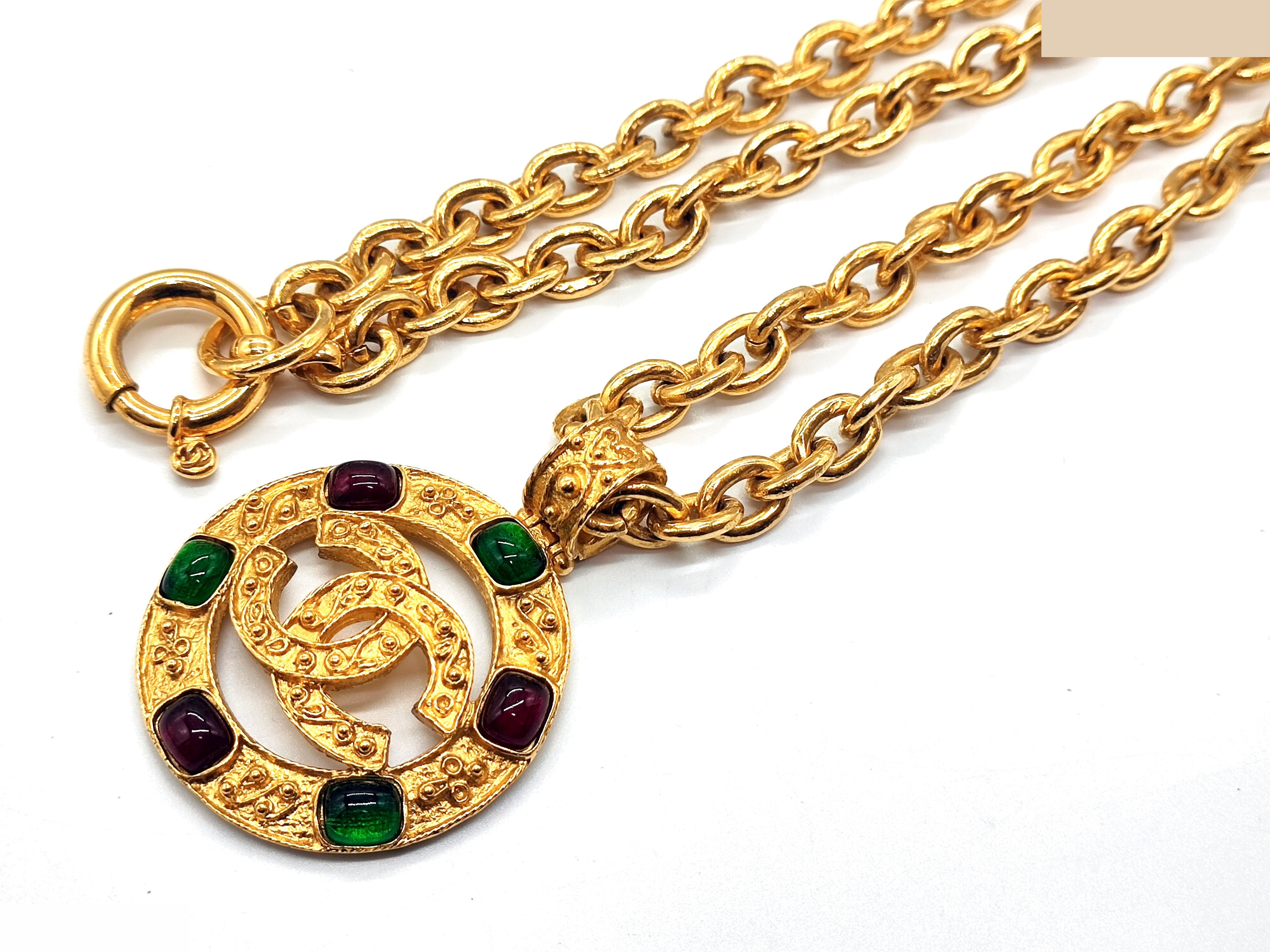 Coco Mark Circle Necklace 94A, Neck circumference approximately 102cm — view 7