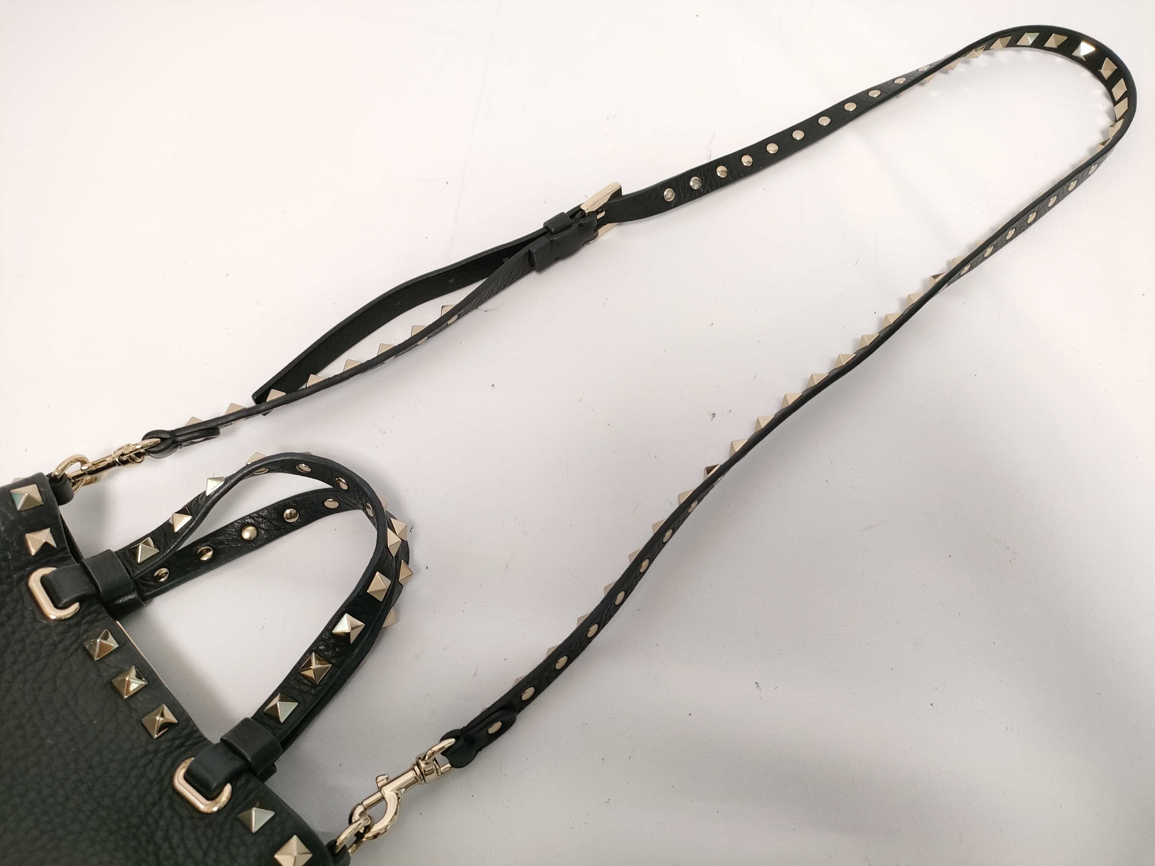 Rockstud Leather x Stud 2-Way Mini Shoulder Bag Handbag — view 4