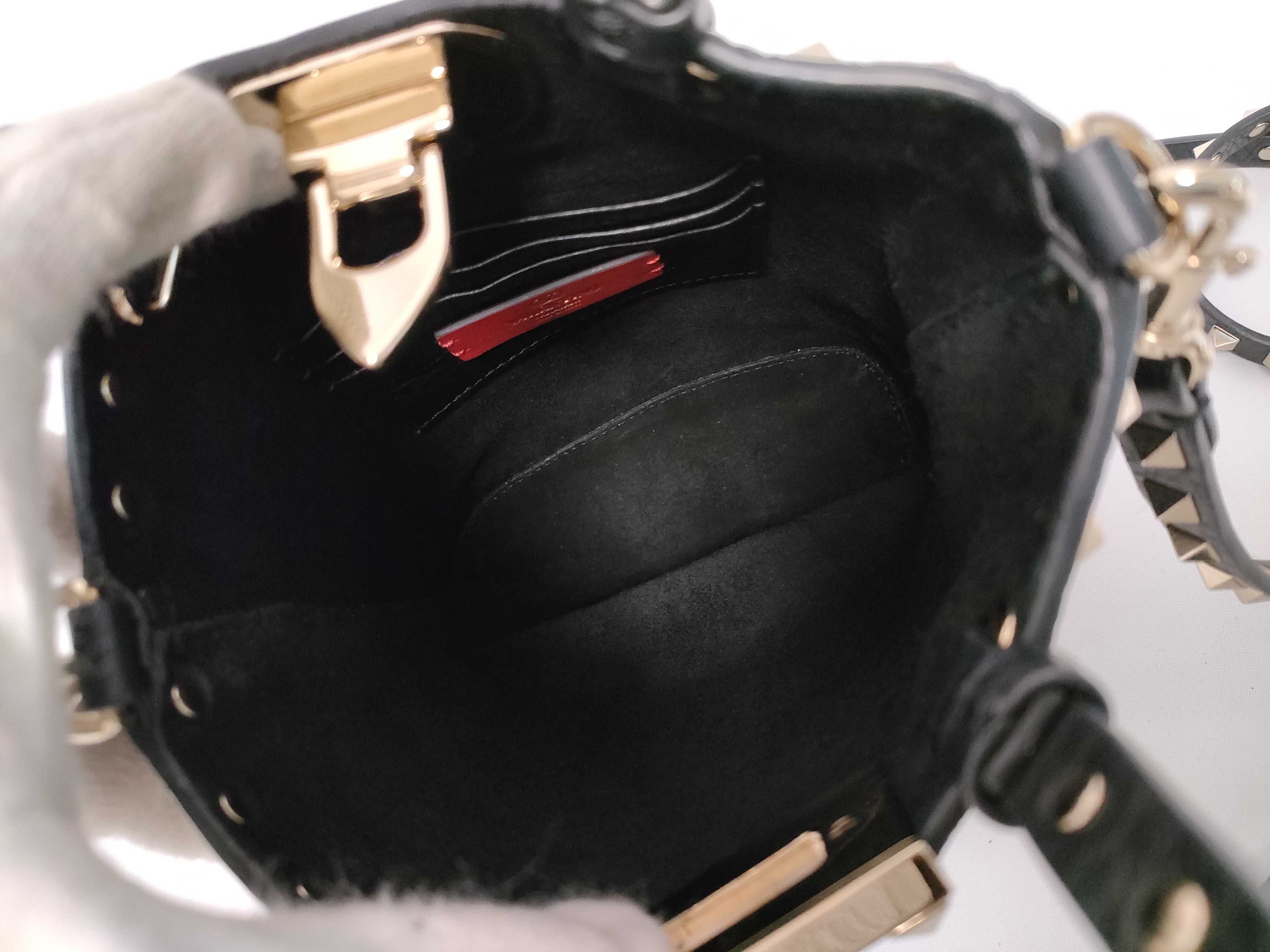 Rockstud Leather x Stud 2-Way Mini Shoulder Bag Handbag — view 8
