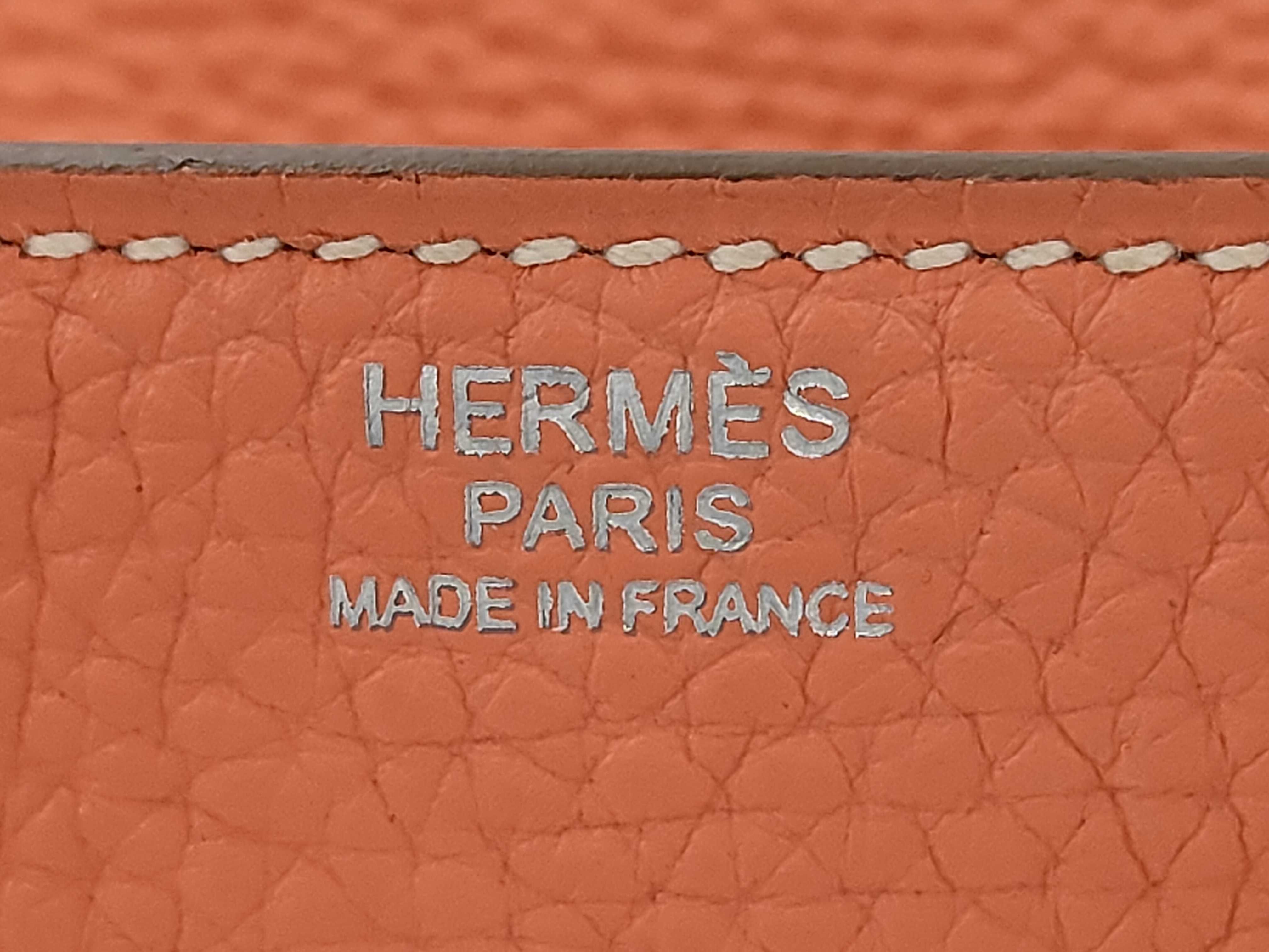 Birkin 30 (Q stamp), Taurillon Clemence leather, Crevette silver hardware, handbag — view 10