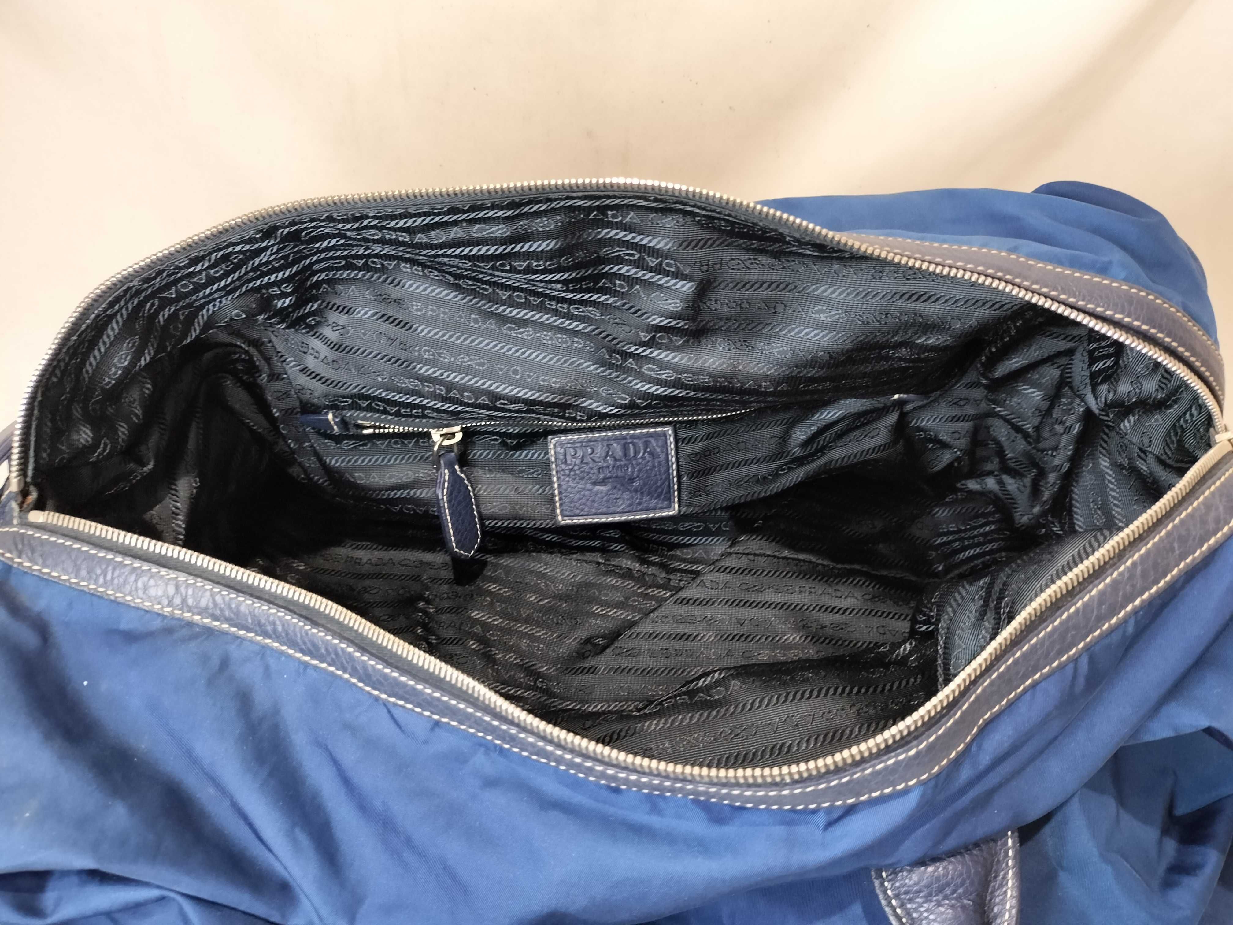 Boston Bag 2-way Nylon Leather Boston Bag — view 10