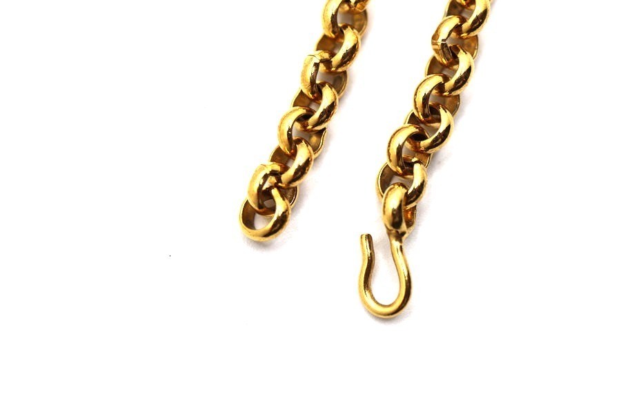 necklace, 90cm in length, Matelassé, heart and clover design, Coco Chanel perfume. — view 11