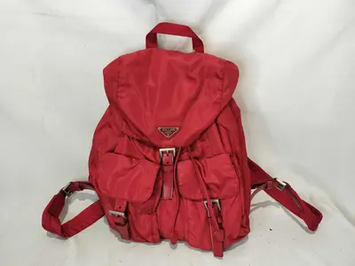 Nylon Messenger Backpack