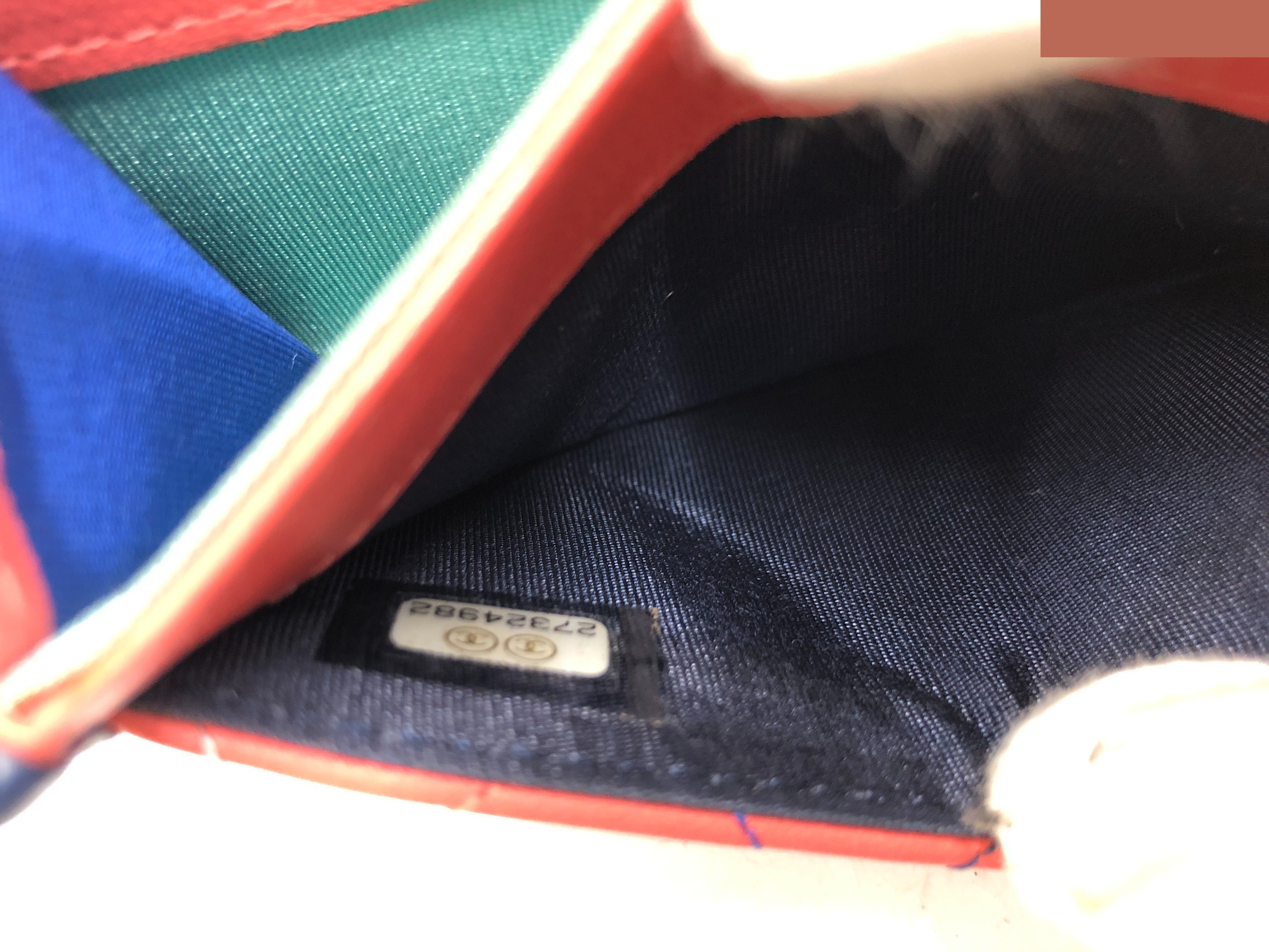 Matelassé Colorful Stitch Flap Wallet with Sticker 27324982 — view 5
