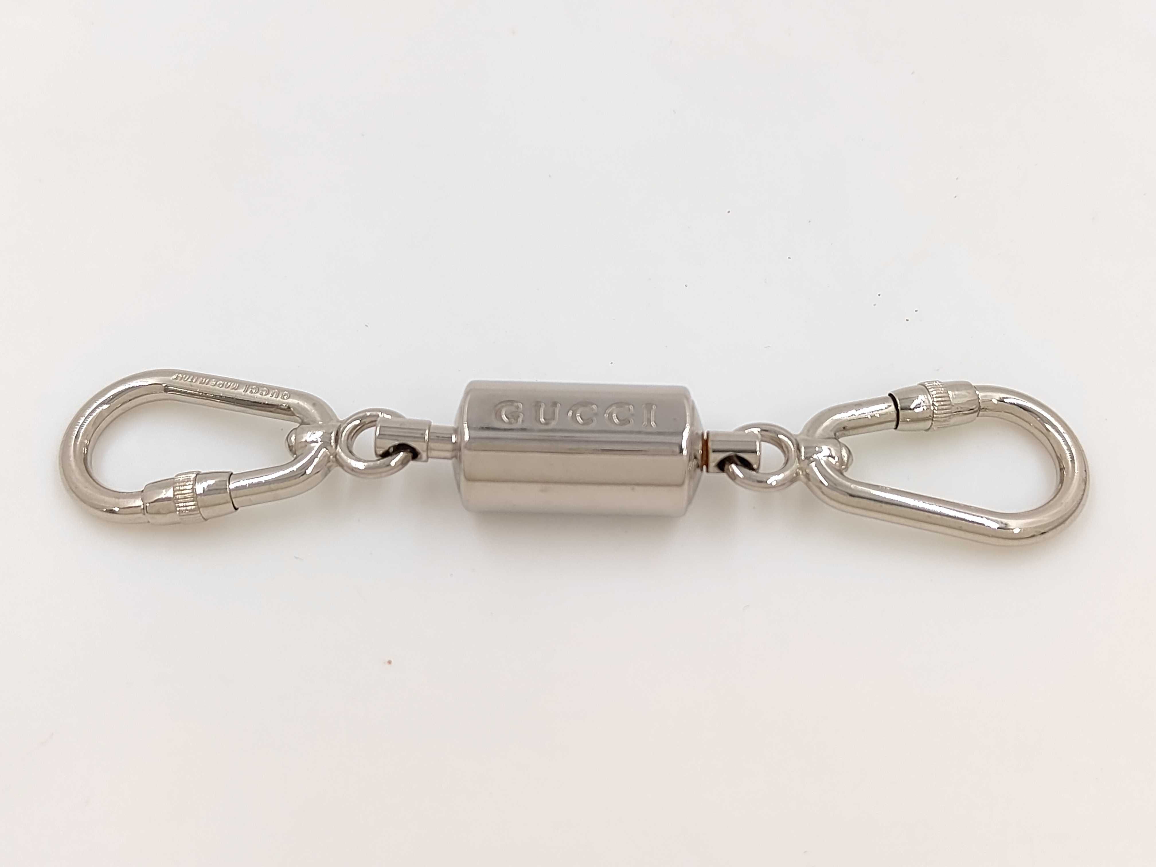 Carabiner Silver Keyring Key Case