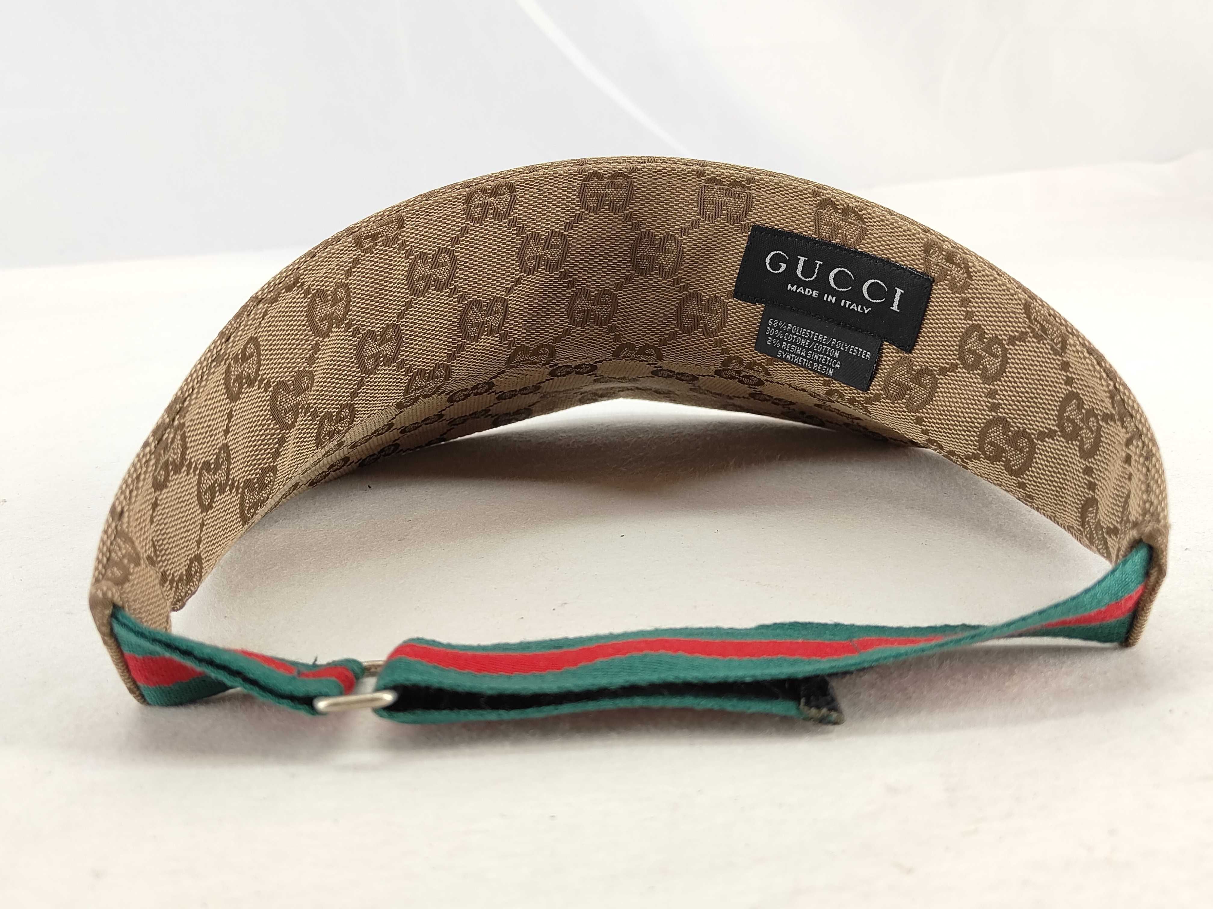 GG Canvas Sun Visor, Sherry Line, and other accessories. — view 3
