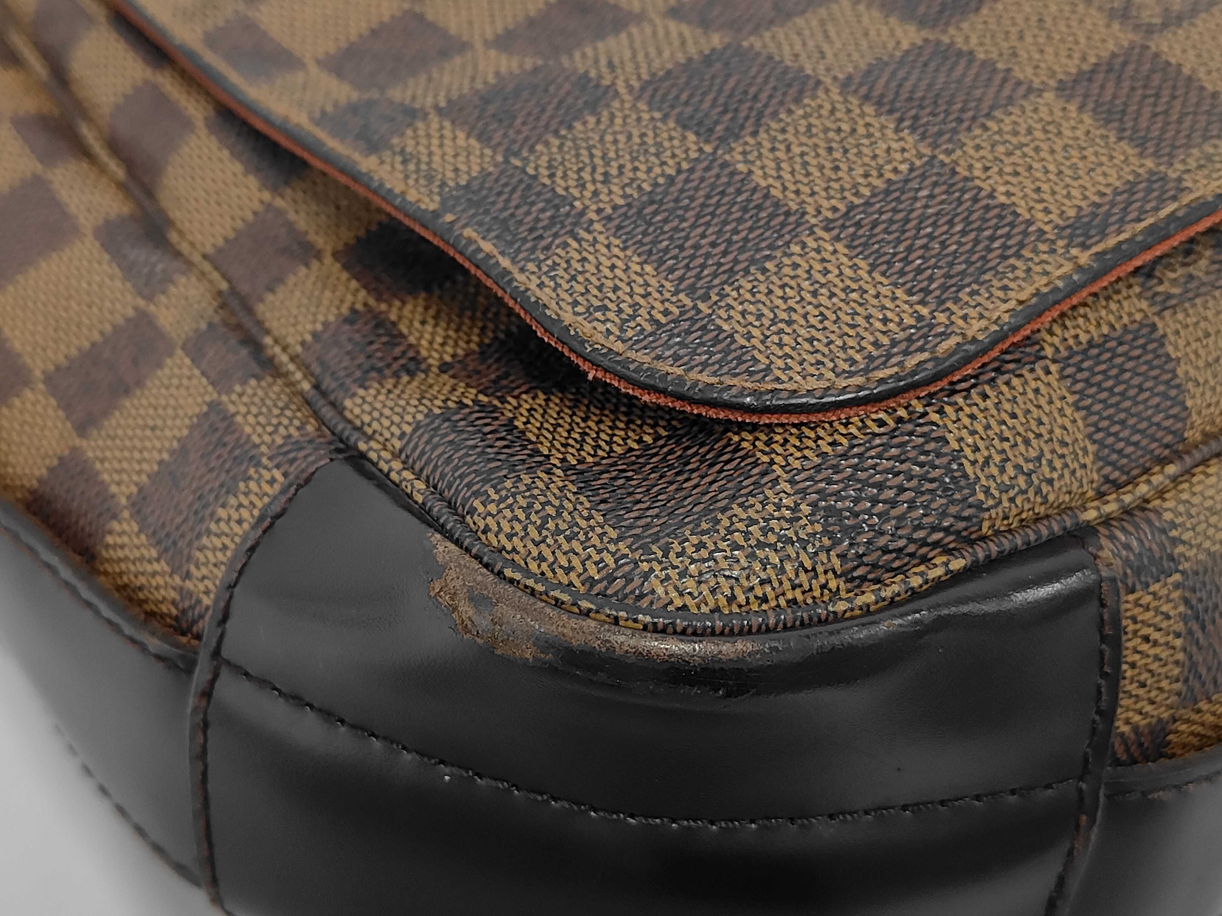 Abbesses Brown Damier Ebene Gold Hardware Bag — view 4