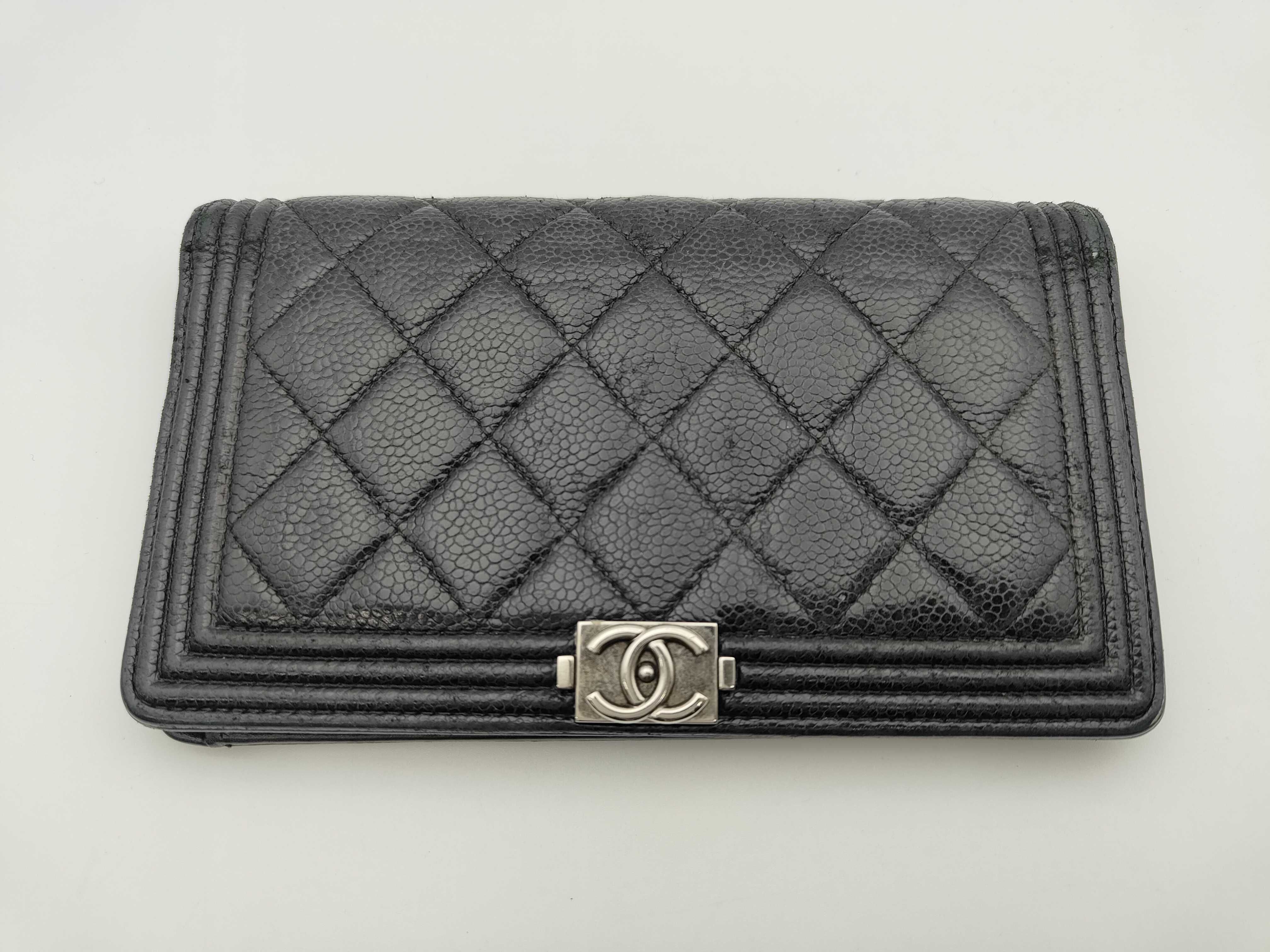 Boy Chanel/Caviar Leather/19898977 Long Wallet