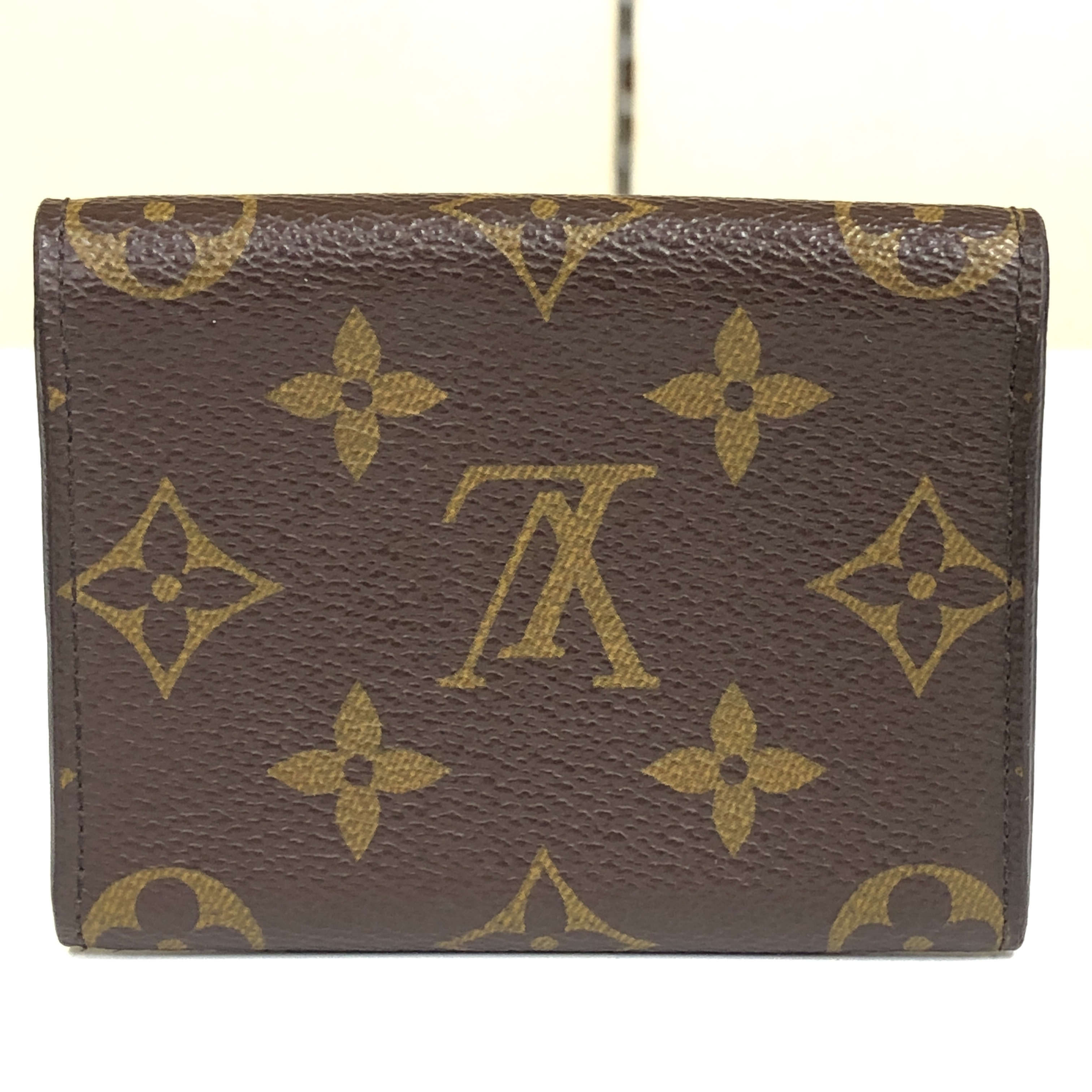 Excellent Condition Louis Vuitton Monogram Enveloppe Carte de Visite M62920 Card Case CA1143 Business Card Holder Pass Case Made in Spain Card Case — view 2