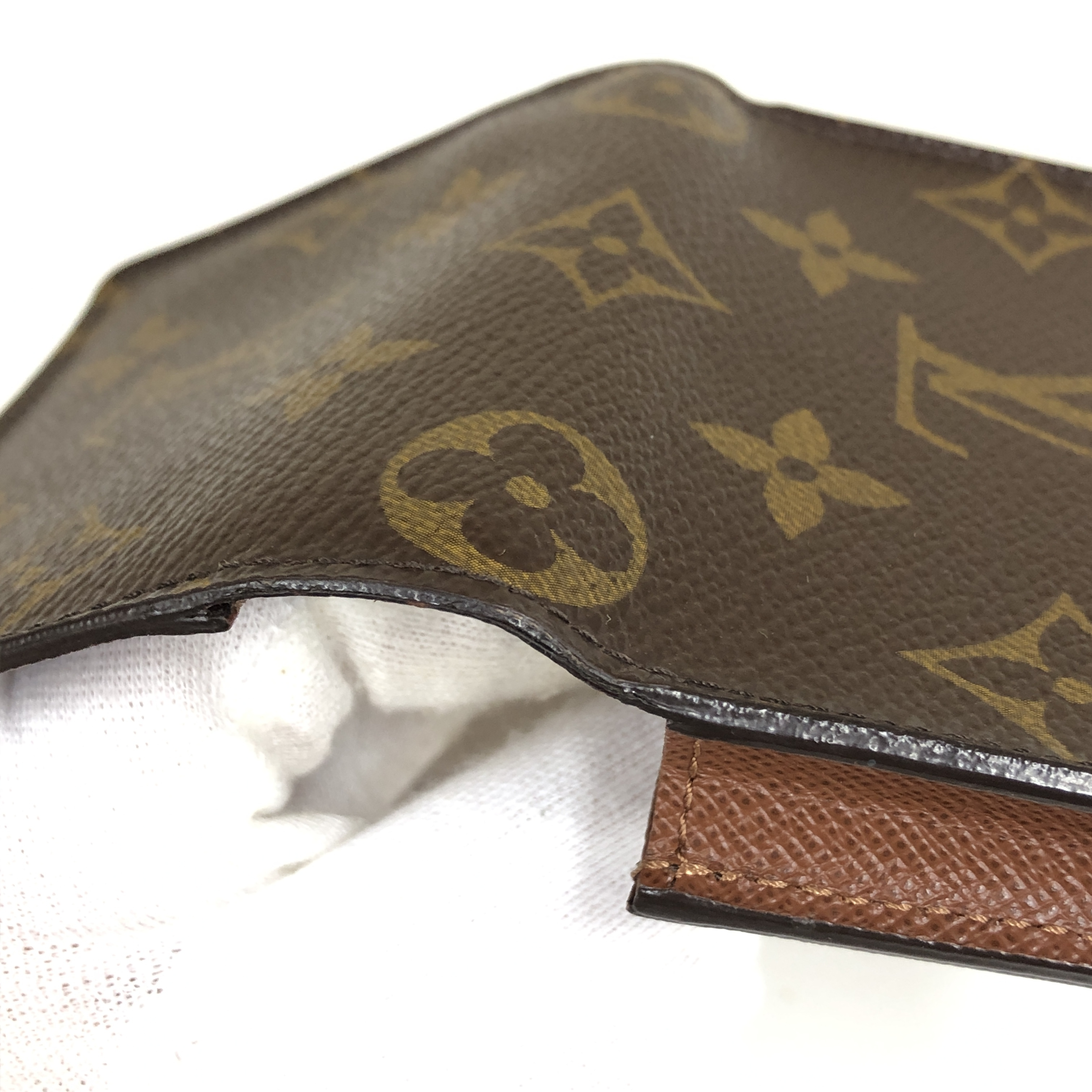 Excellent Condition Louis Vuitton Monogram Enveloppe Carte de Visite M62920 Card Case CA1143 Business Card Holder Pass Case Made in Spain Card Case — view 11